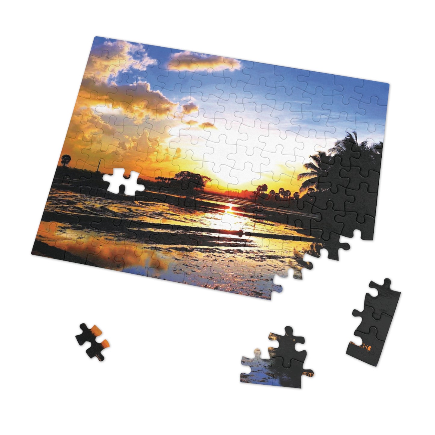 Jigsaw Puzzle & Tin: Original Photo, Trincomalee, Sri Lanka (2015), Vibrant Glossy Puzzle, Nature Lover's Gift, 30 to 500 Pcs