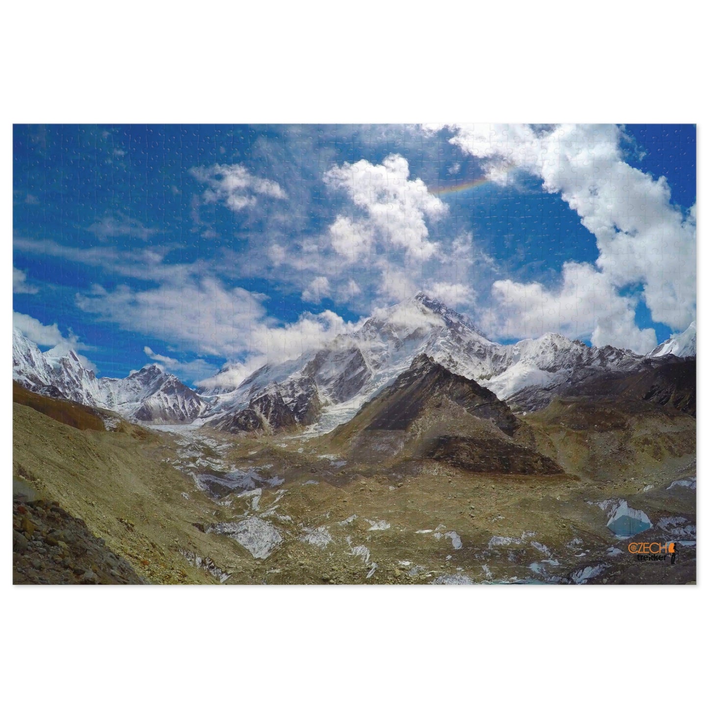 Jigsaw Puzzle & Tin: Original Photo, Nuptse, Nepal (2017), Vibrant Glossy Puzzle, Nature Lover's Gift, 30 to 1,000 Pcs