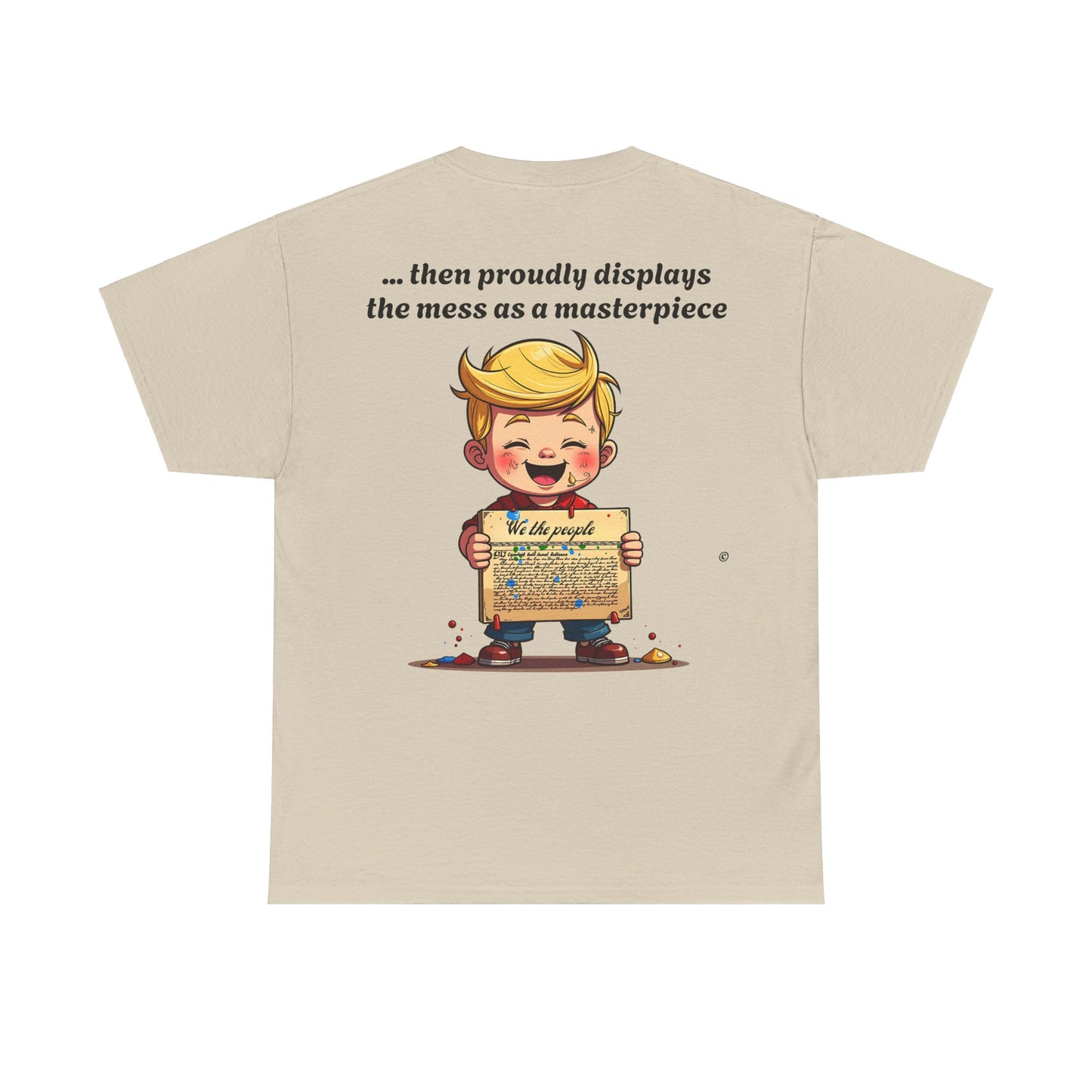 Trump Satire T-Shirt | Political Humor Tee with Meme Design | Unisex Heavy Cotton Funny Gift