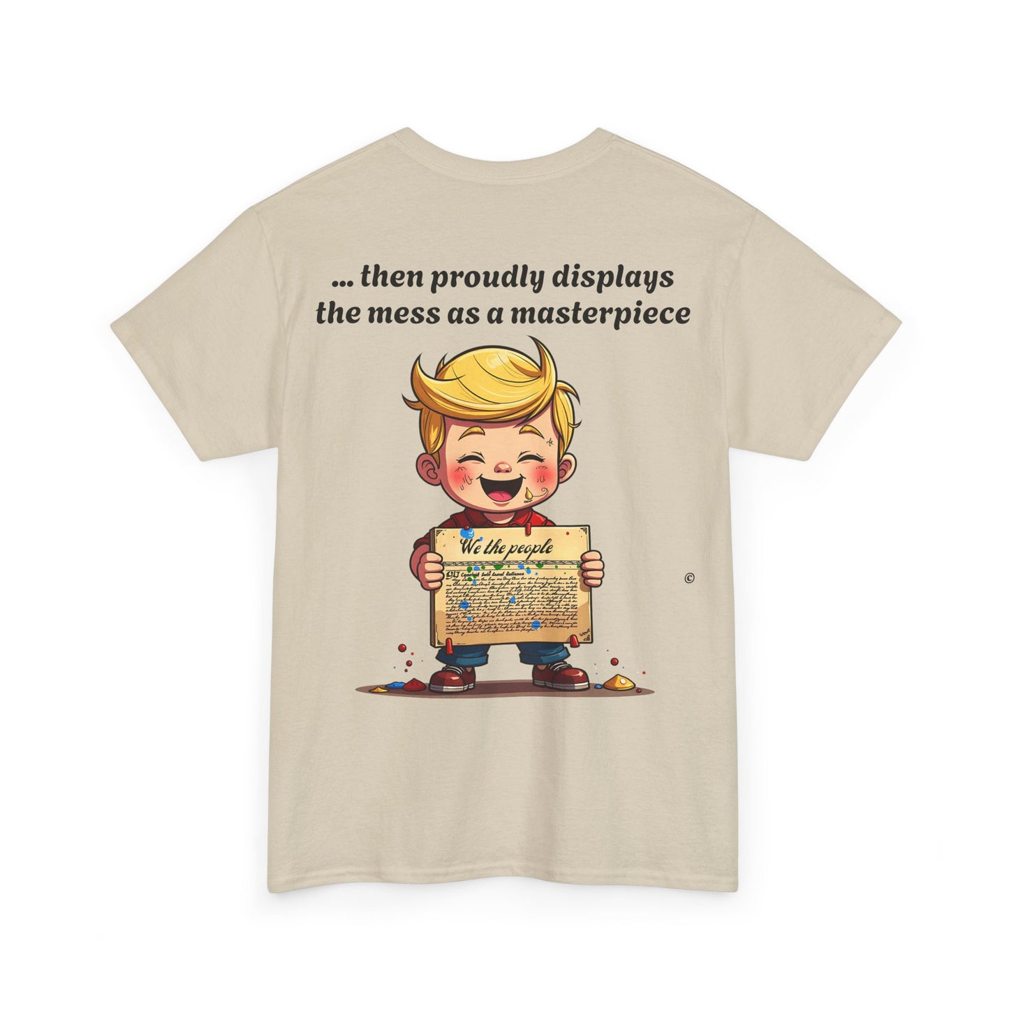 Trump Satire T-Shirt | Political Humor Tee with Meme Design | Unisex Heavy Cotton Funny Gift