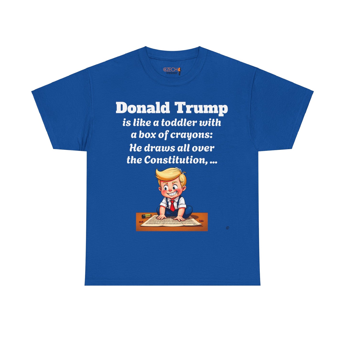 Trump Satire T-Shirt | Political Humor Tee with Meme Design | Unisex Heavy Cotton Funny Gift
