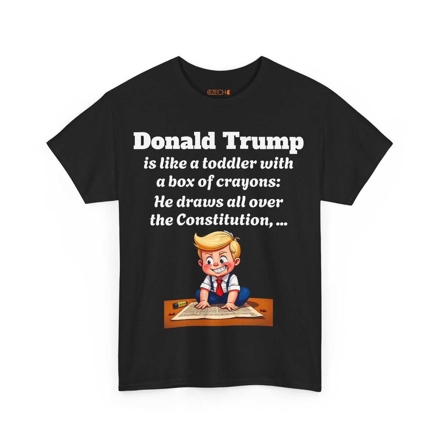Trump Satire T-Shirt | Political Humor Tee with Meme Design | Unisex Heavy Cotton Funny Gift