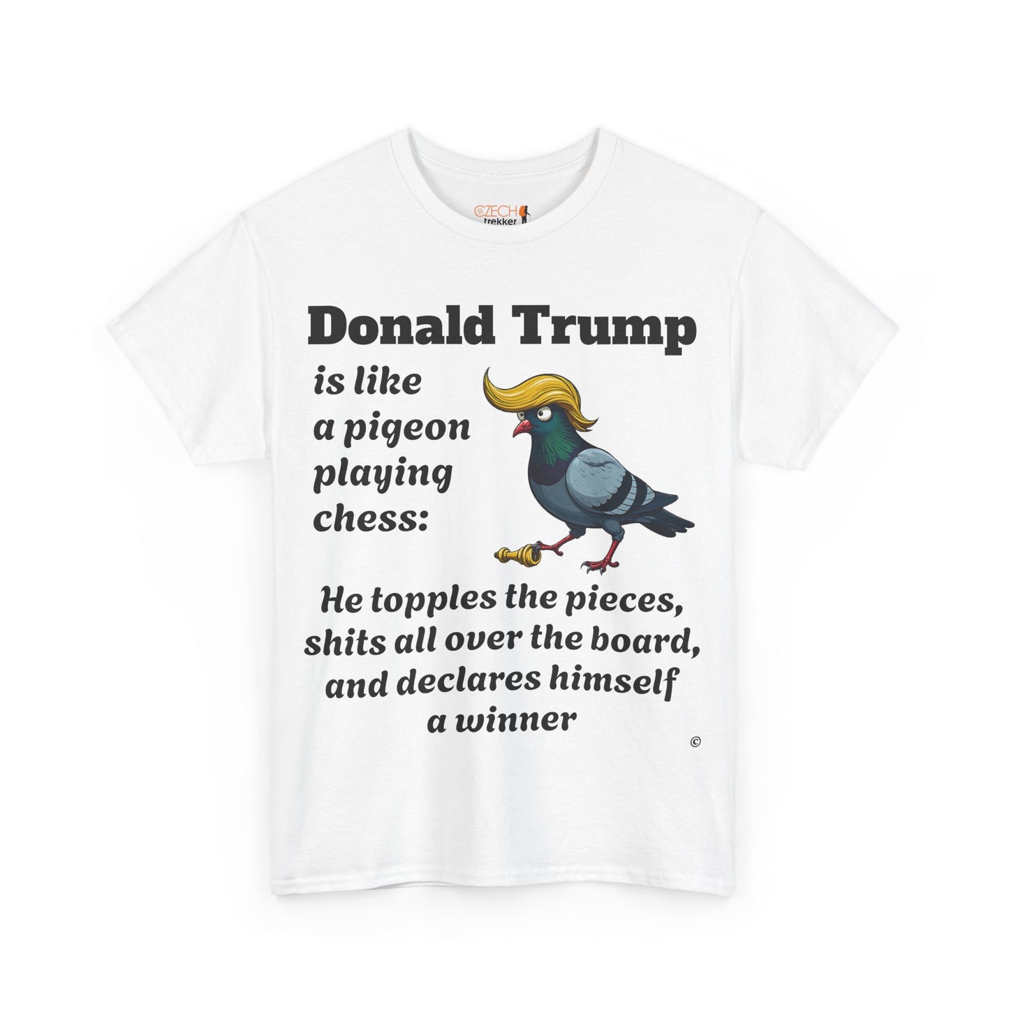 Trump Satire T-Shirt | Political Humor Tee with Meme Design | Unisex Heavy Cotton Funny Gift