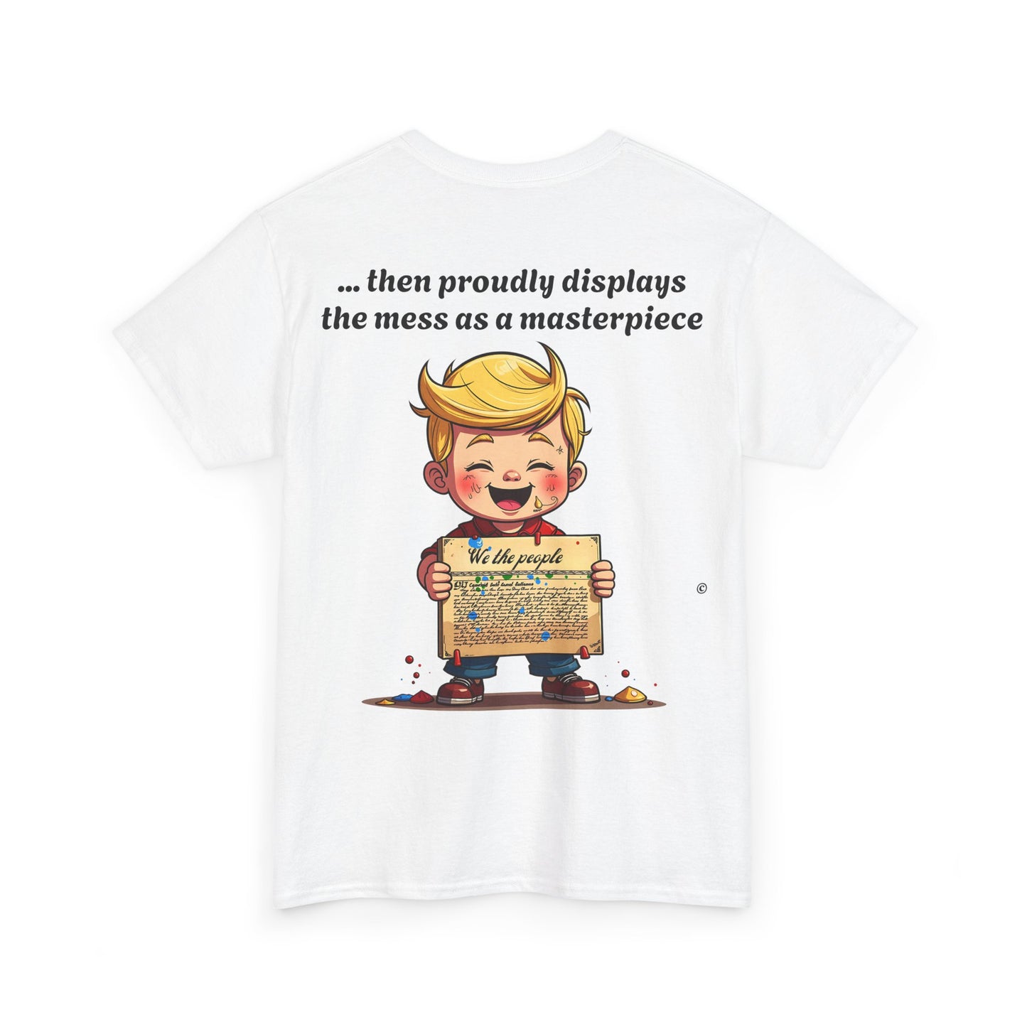Trump Satire T-Shirt | Political Humor Tee with Meme Design | Unisex Heavy Cotton Funny Gift