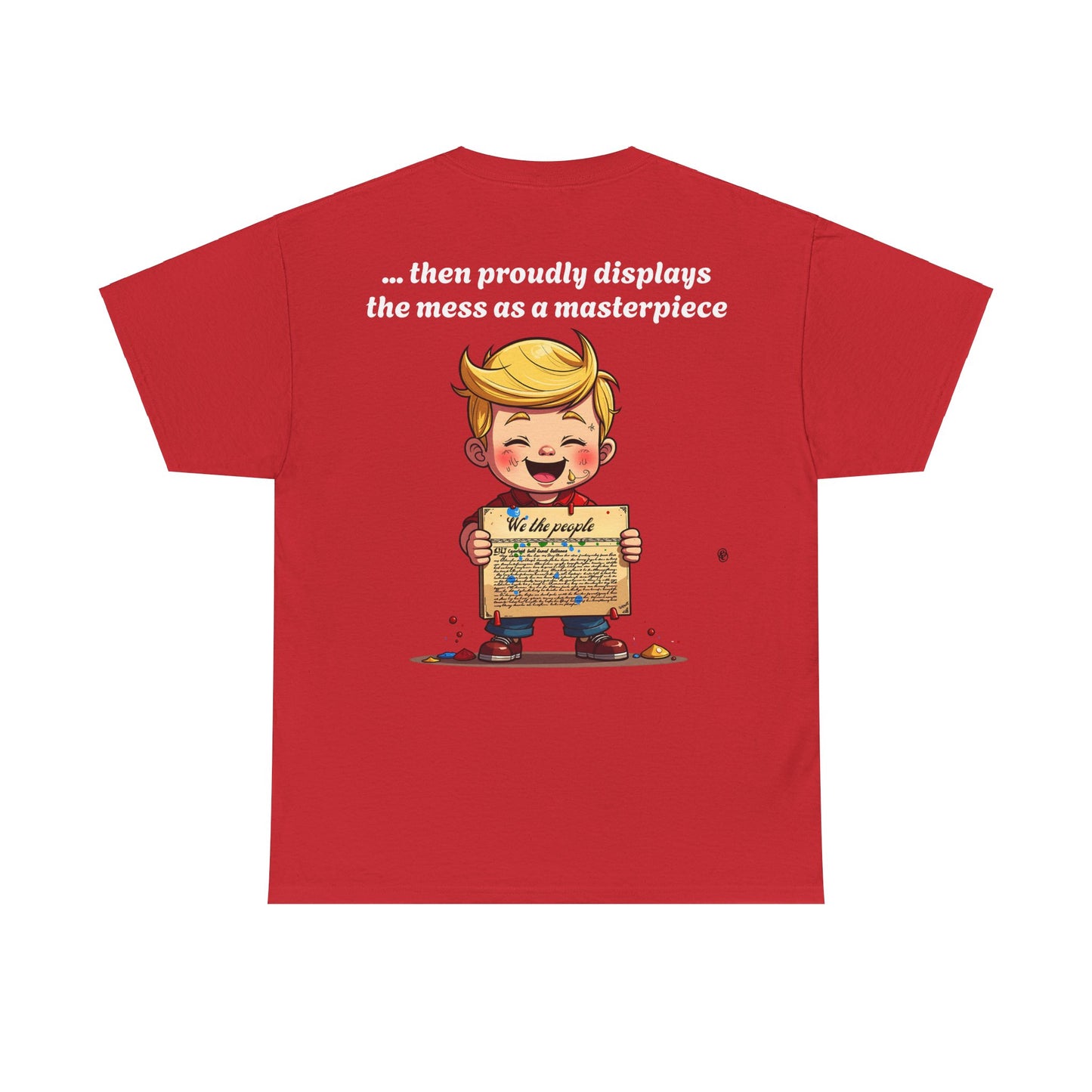 Trump Satire T-Shirt | Political Humor Tee with Meme Design | Unisex Heavy Cotton Funny Gift