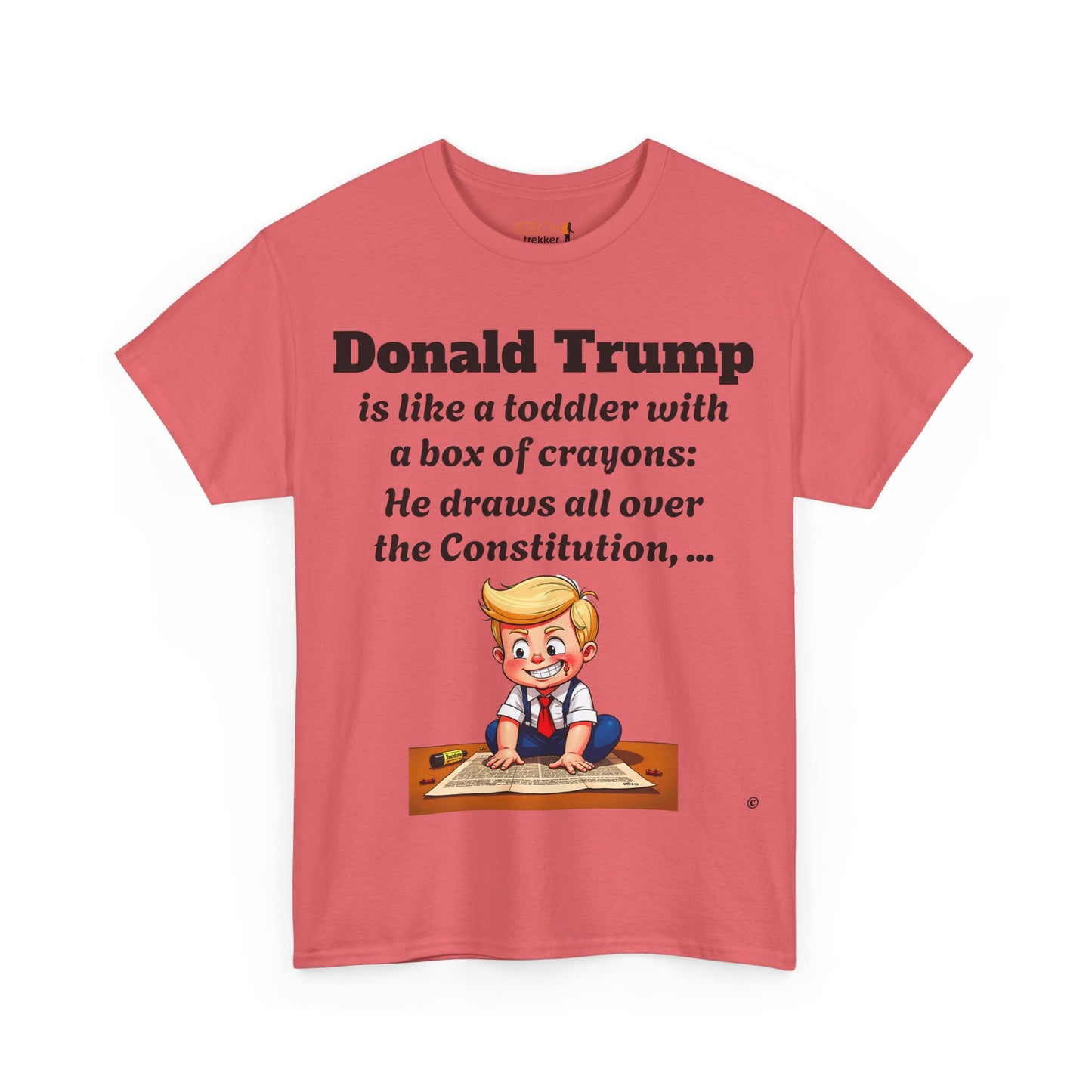 Trump Satire T-Shirt | Political Humor Tee with Meme Design | Unisex Heavy Cotton Funny Gift