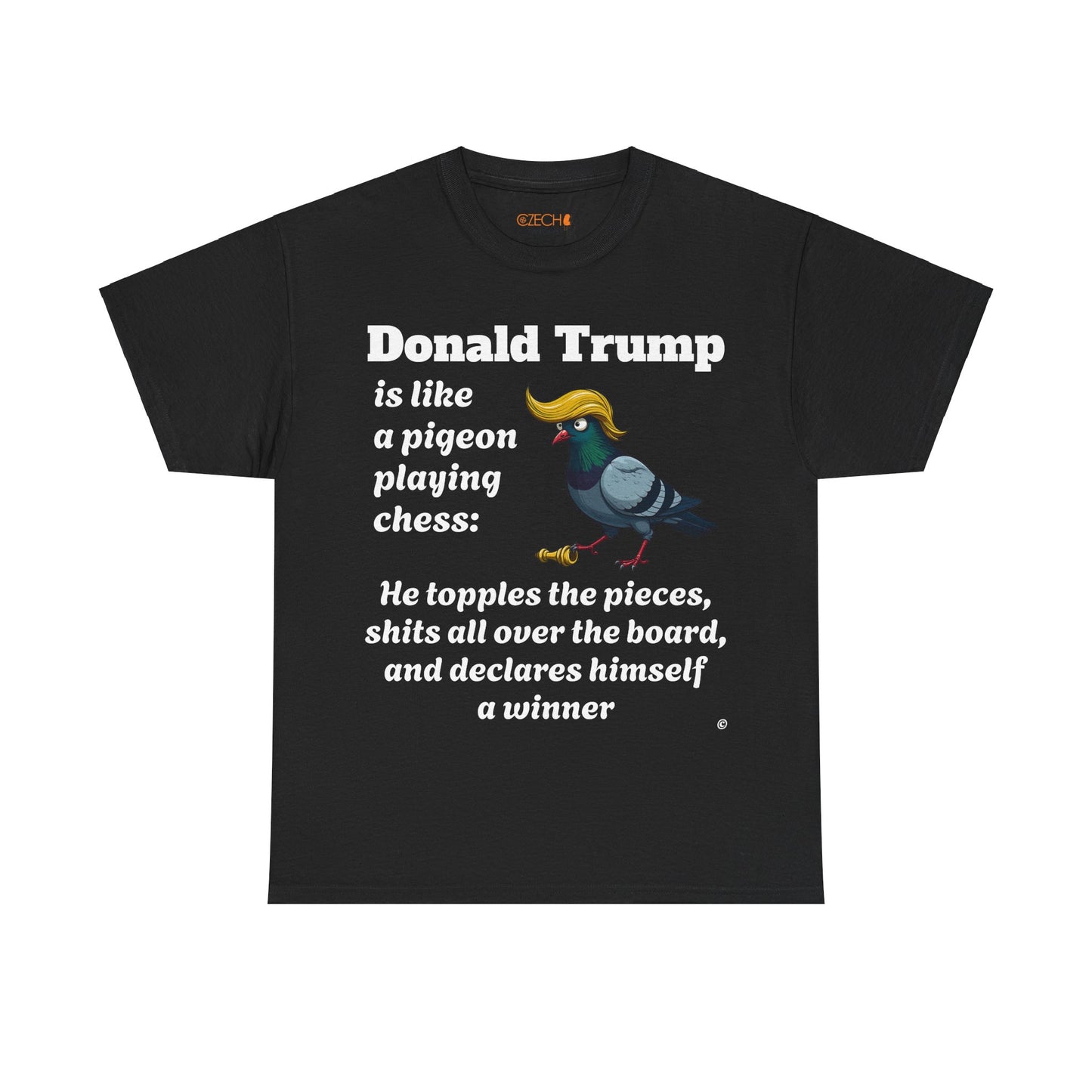 Trump Satire T-Shirt | Political Humor Tee with Meme Design | Unisex Heavy Cotton Funny Gift