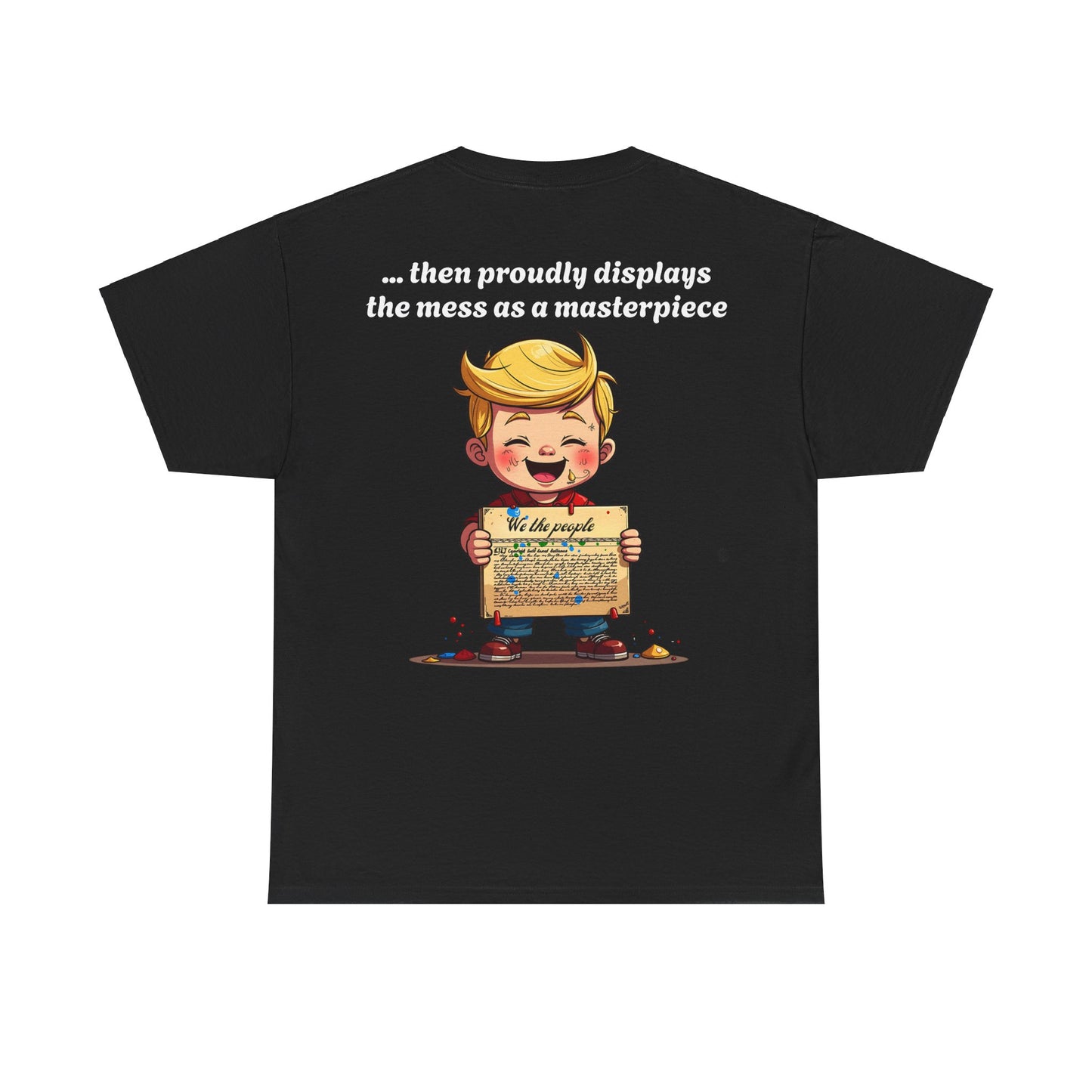 Trump Satire T-Shirt | Political Humor Tee with Meme Design | Unisex Heavy Cotton Funny Gift