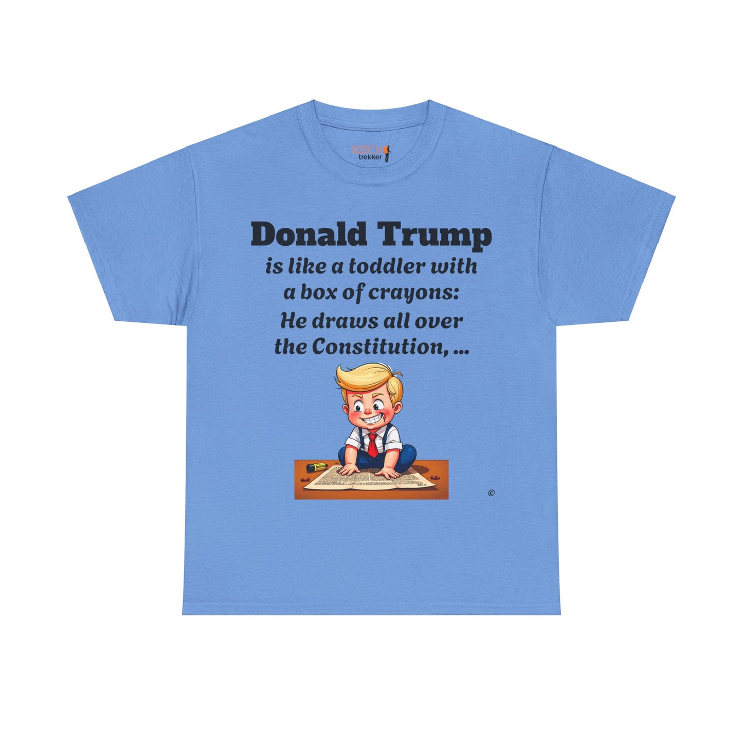 Trump Satire T-Shirt | Political Humor Tee with Meme Design | Unisex Heavy Cotton Funny Gift