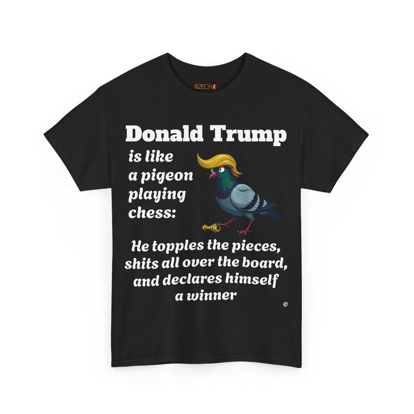 Trump Satire T-Shirt | Political Humor Tee with Meme Design | Unisex Heavy Cotton Funny Gift
