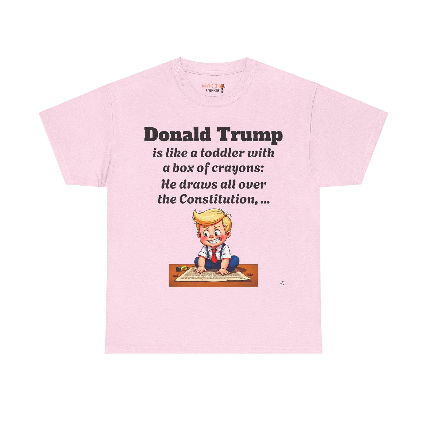 Trump Satire T-Shirt | Political Humor Tee with Meme Design | Unisex Heavy Cotton Funny Gift