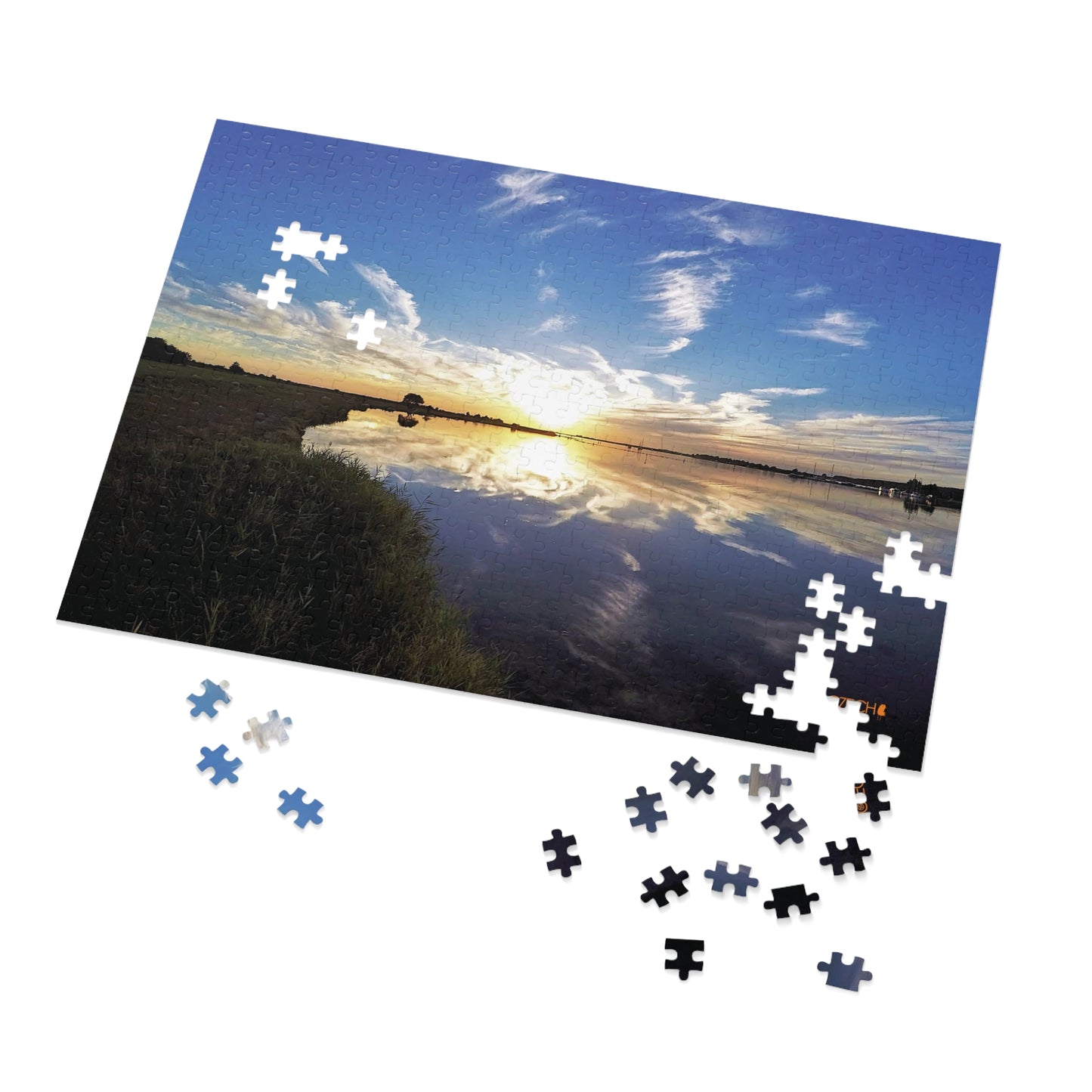 Jigsaw Puzzle: Original Photo, Zeeland, the Netherlands (2017), Vibrant Glossy Puzzle, Nature Lover's Gift, 30 to 500 Pieces