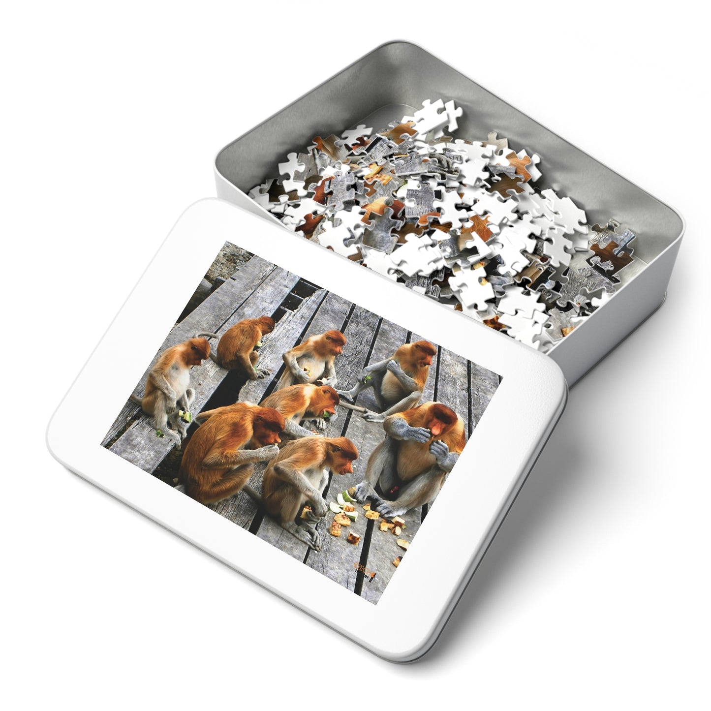 Jigsaw Puzzle & Tin: Original Photo, Labuk Bay, Malaysia (2013), Vibrant Glossy Puzzle, Nature Lover's Gift, 30 to 500 Pcs