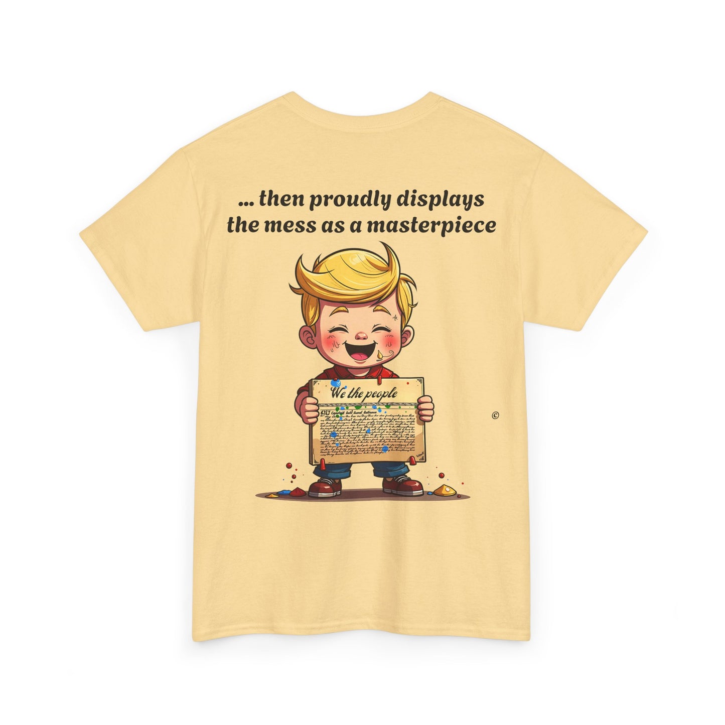 Trump Satire T-Shirt | Political Humor Tee with Meme Design | Unisex Heavy Cotton Funny Gift