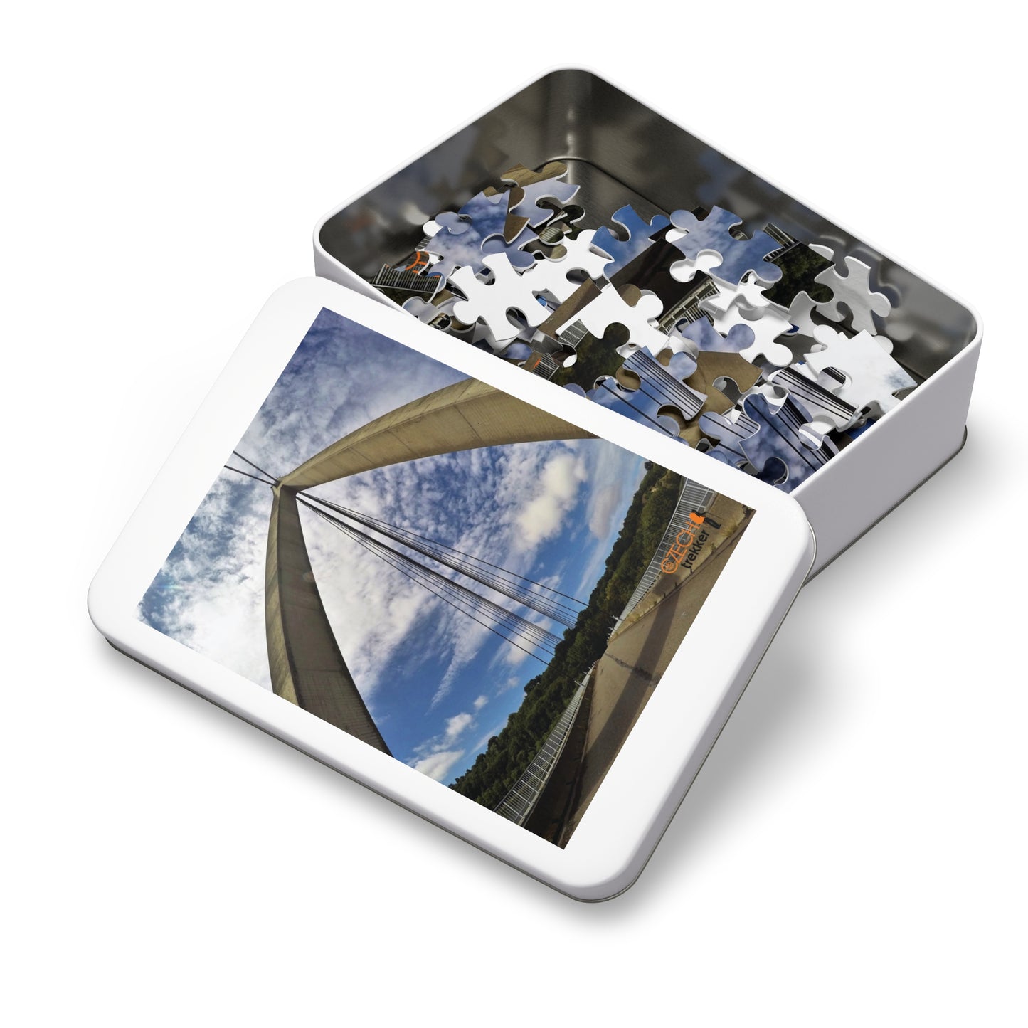 Jigsaw Puzzle & Tin: Original Photo, Lanaye, Belgium (2016), Vibrant Glossy Puzzle, Nature Lover's Gift, 30 to 500 Pcs