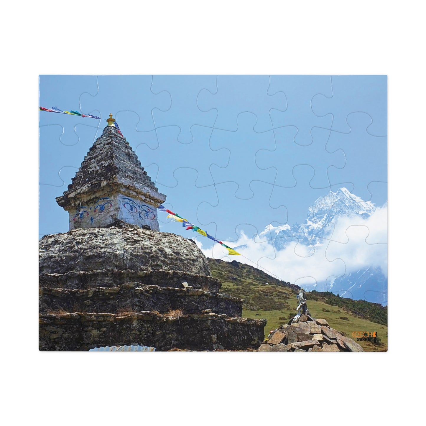 Jigsaw Puzzle & Tin: Original Photo, Solu Khumbu, Nepal (2014), Vibrant Glossy Puzzle, Nature Lover's Gift, 30 to 500 Pcs