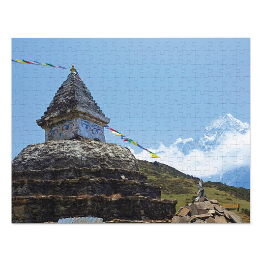 Jigsaw Puzzle & Tin: Original Photo, Solu Khumbu, Nepal (2014), Vibrant Glossy Puzzle, Nature Lover's Gift, 30 to 500 Pcs