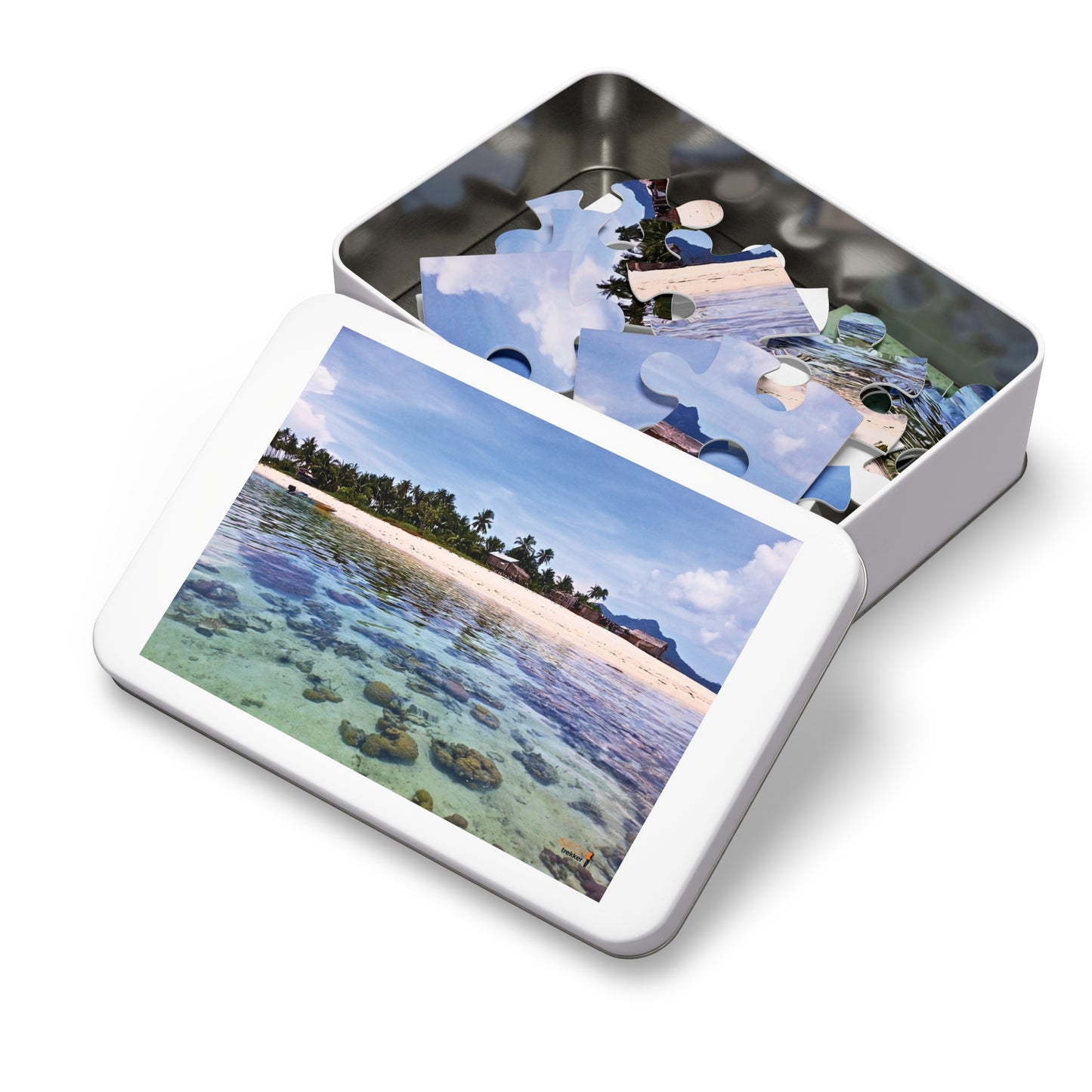 Jigsaw Puzzle & Tin: Original Photo, Pulau Maiga, Sabah, Malaysia (2013), Vibrant Glossy Puzzle, Nature Lover's Gift, 30 to 500 Pcs