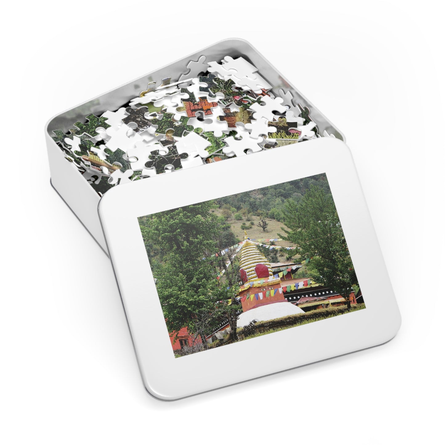 Jigsaw Puzzle & Tin: Original Photo, Solu Khumbu, Nepal (2015), Vibrant Glossy Puzzle, Nature Lover's Gift, 30 to 500 Pcs