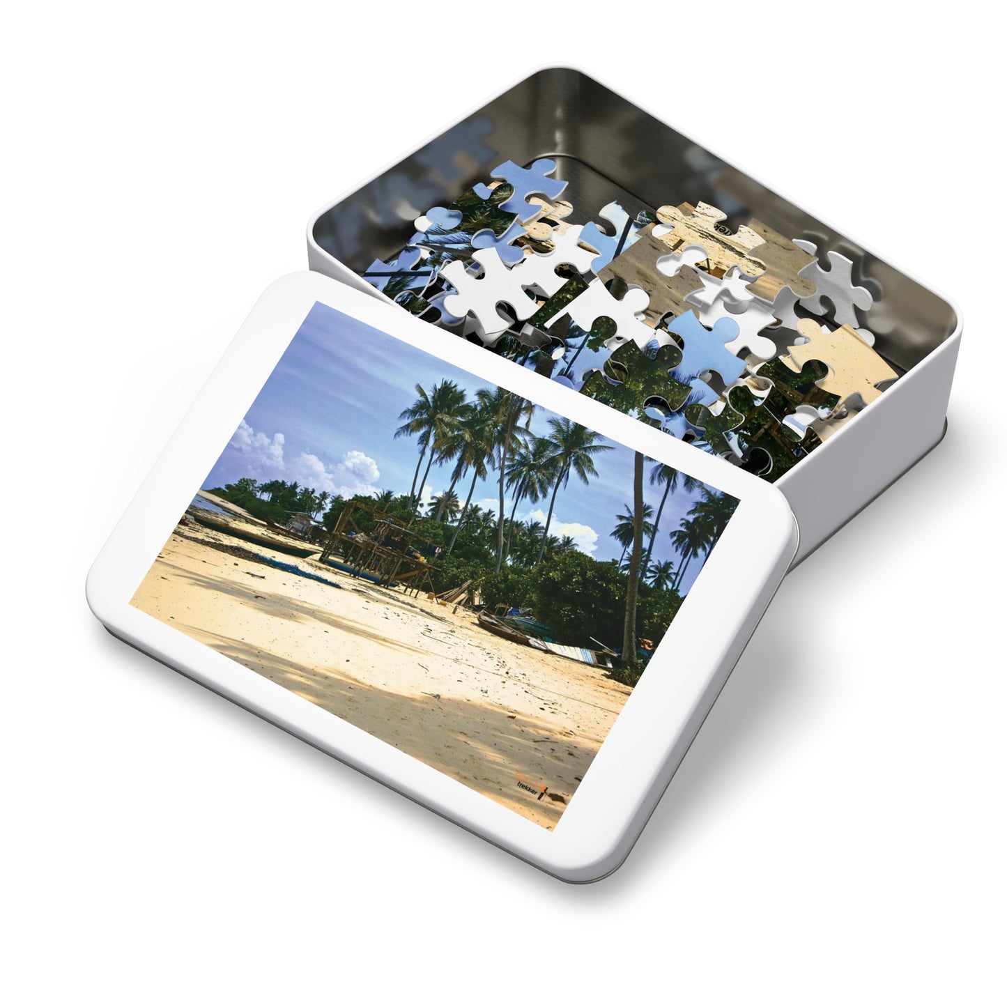 Jigsaw Puzzle & Tin: Original Photo, Pulau Maiga, Sabah, Malaysia (2013), Vibrant Glossy Puzzle, Nature Lover's Gift, 30 to 500 Pcs