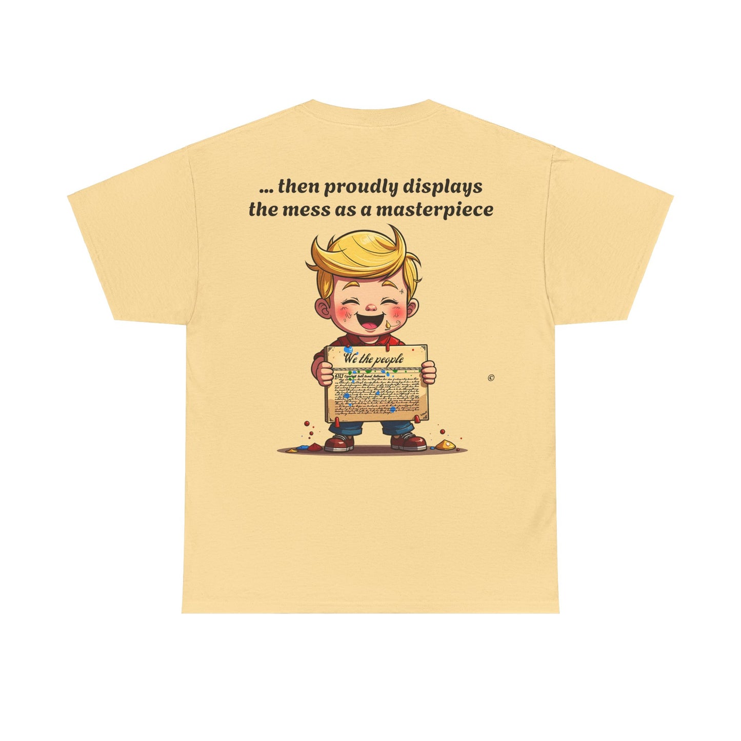 Trump Satire T-Shirt | Political Humor Tee with Meme Design | Unisex Heavy Cotton Funny Gift