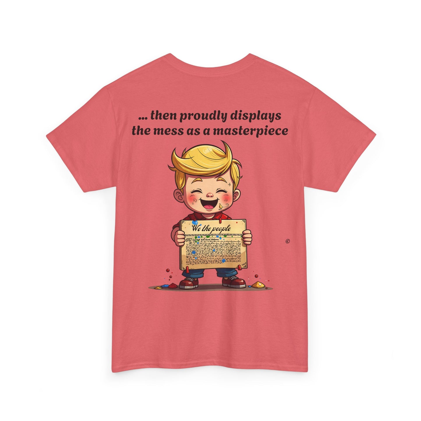 Trump Satire T-Shirt | Political Humor Tee with Meme Design | Unisex Heavy Cotton Funny Gift