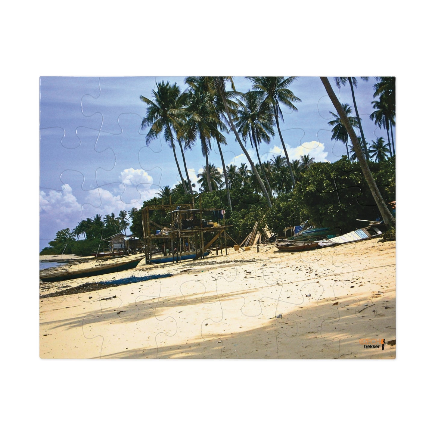 Jigsaw Puzzle & Tin: Original Photo, Pulau Maiga, Sabah, Malaysia (2013), Vibrant Glossy Puzzle, Nature Lover's Gift, 30 to 500 Pcs