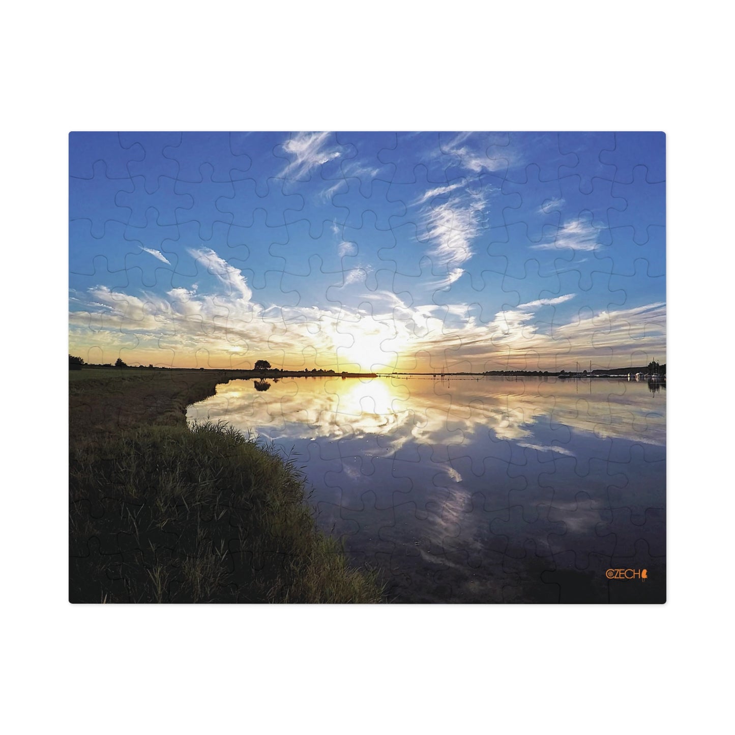 Jigsaw Puzzle: Original Photo, Zeeland, the Netherlands (2017), Vibrant Glossy Puzzle, Nature Lover's Gift, 30 to 500 Pieces