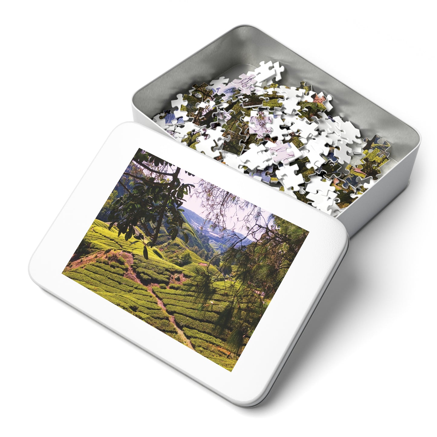 Jigsaw Puzzle & Tin: Original Photo, Cameron Highlands, Malaysia (2014), Vibrant Glossy Puzzle, Nature Lover's Gift, 30 to 500 Pcs