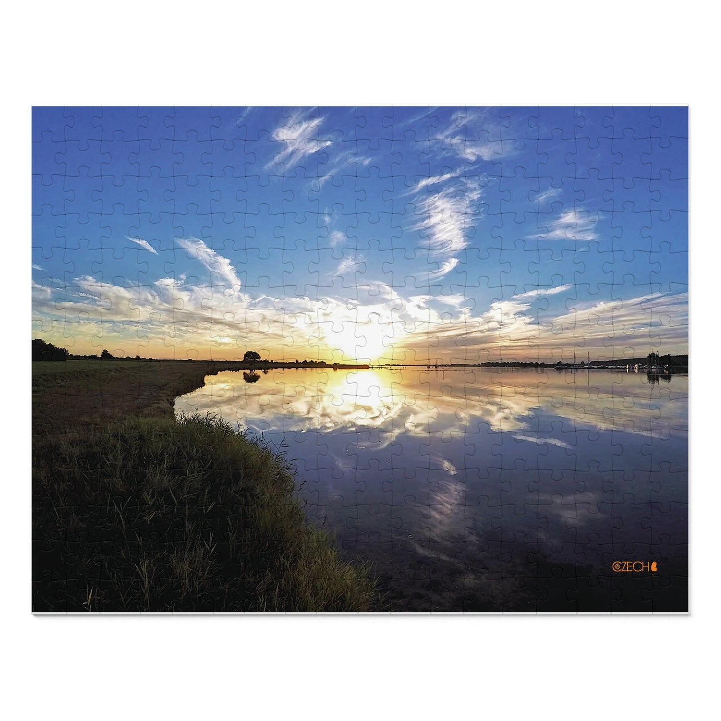 Jigsaw Puzzle: Original Photo, Zeeland, the Netherlands (2017), Vibrant Glossy Puzzle, Nature Lover's Gift, 30 to 500 Pieces