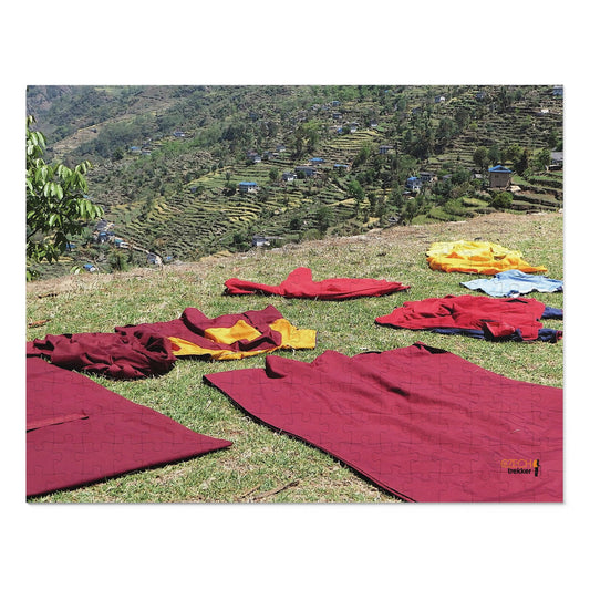 Jigsaw Puzzle & Tin: Original Photo, Solu Khumbu, Nepal (2015), Vibrant Glossy Puzzle, Nature Lover's Gift, 30 to 500 Pcs