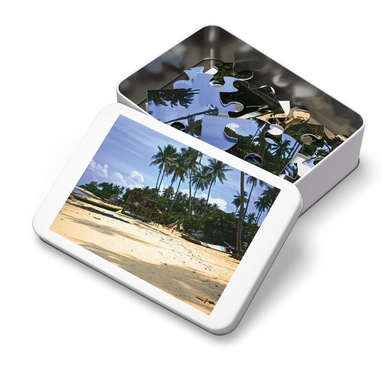 Jigsaw Puzzle & Tin: Original Photo, Pulau Maiga, Sabah, Malaysia (2013), Vibrant Glossy Puzzle, Nature Lover's Gift, 30 to 500 Pcs