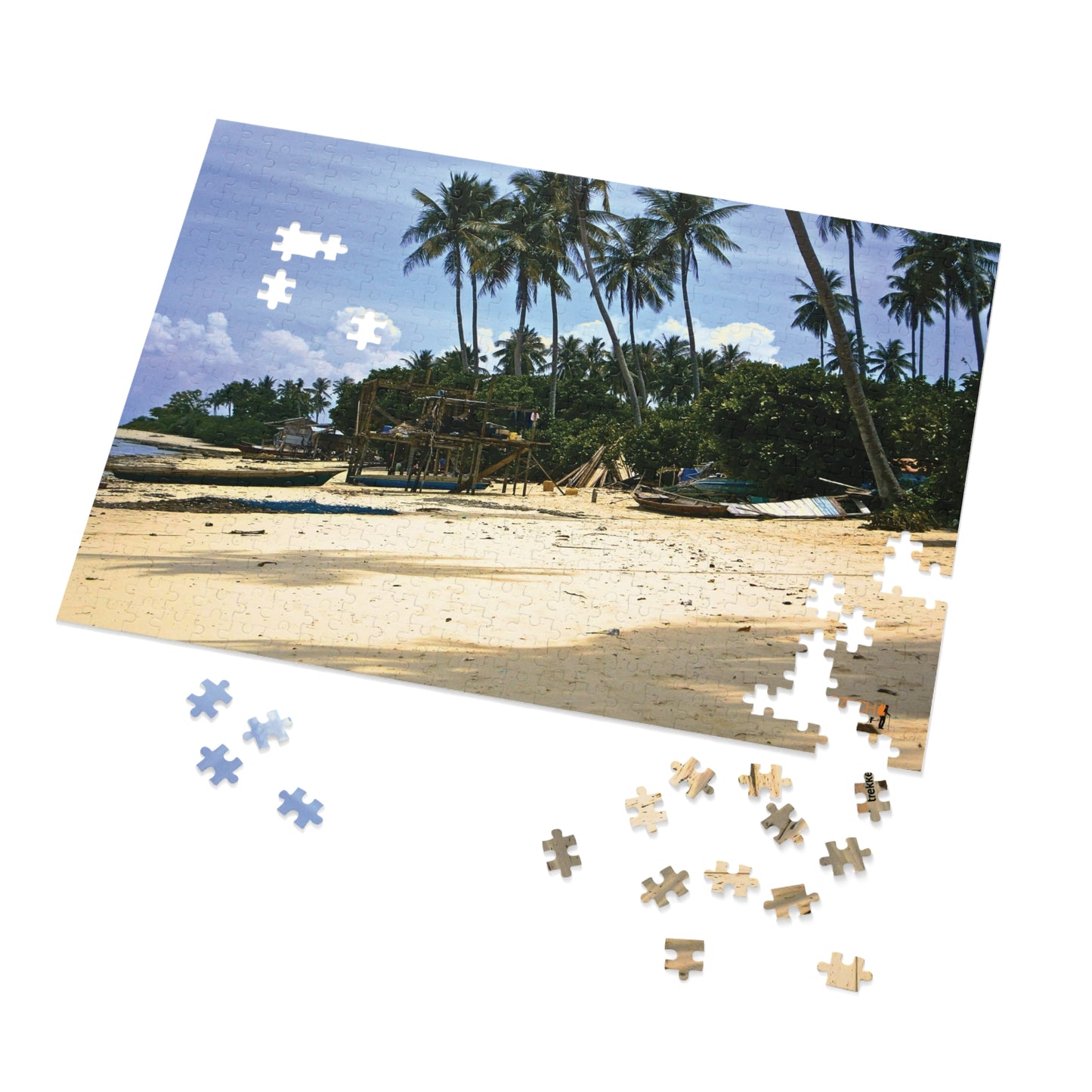 Jigsaw Puzzle & Tin: Original Photo, Pulau Maiga, Sabah, Malaysia (2013), Vibrant Glossy Puzzle, Nature Lover's Gift, 30 to 500 Pcs