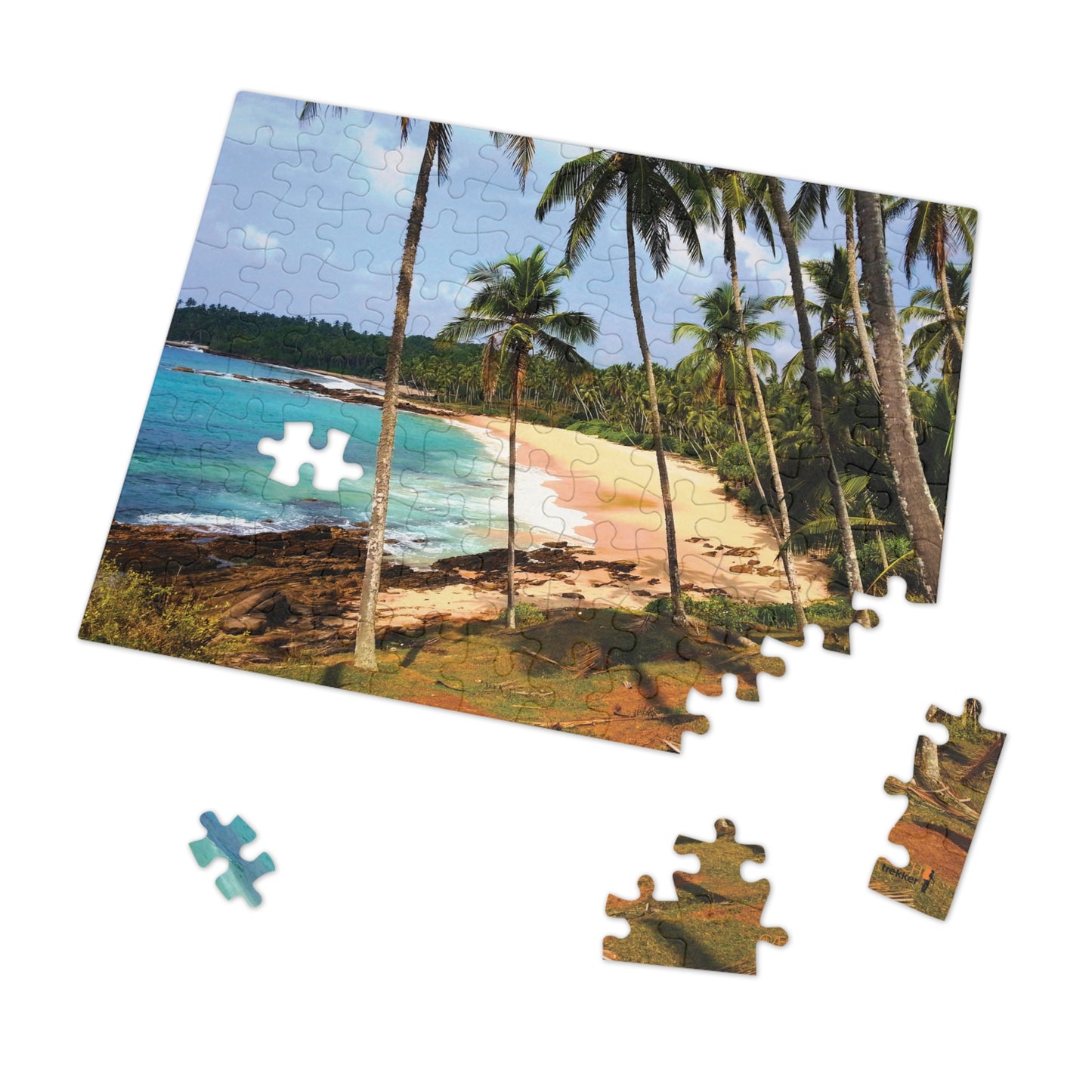 Jigsaw Puzzle: Original Photo, Tangalle, Sri Lanka (2013), Vibrant Glossy Puzzle, Nature Lover's Gift, 30 to 500 Pieces