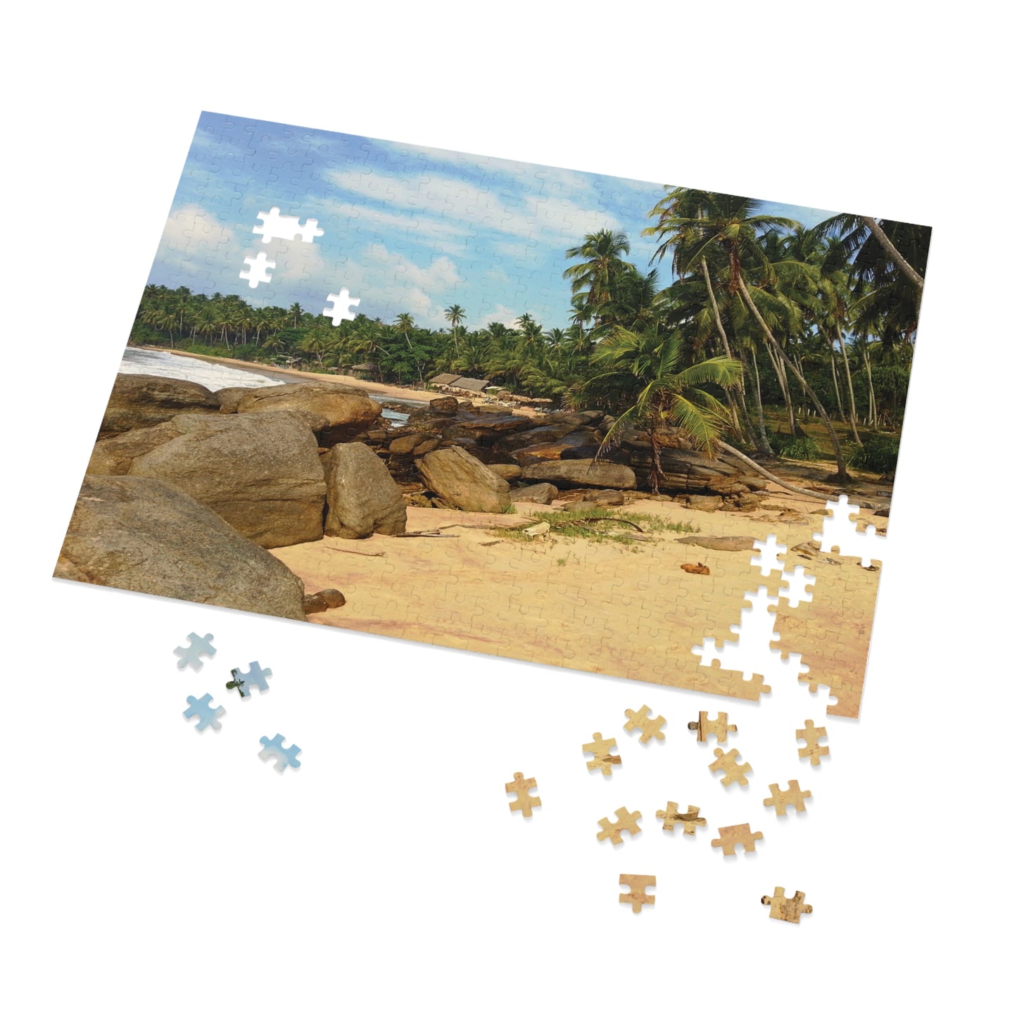 Jigsaw Puzzle: Original Photo, Tangalle, Sri Lanka (2013), Vibrant Glossy Puzzle, Nature Lover's Gift, 30 to 500 Pieces