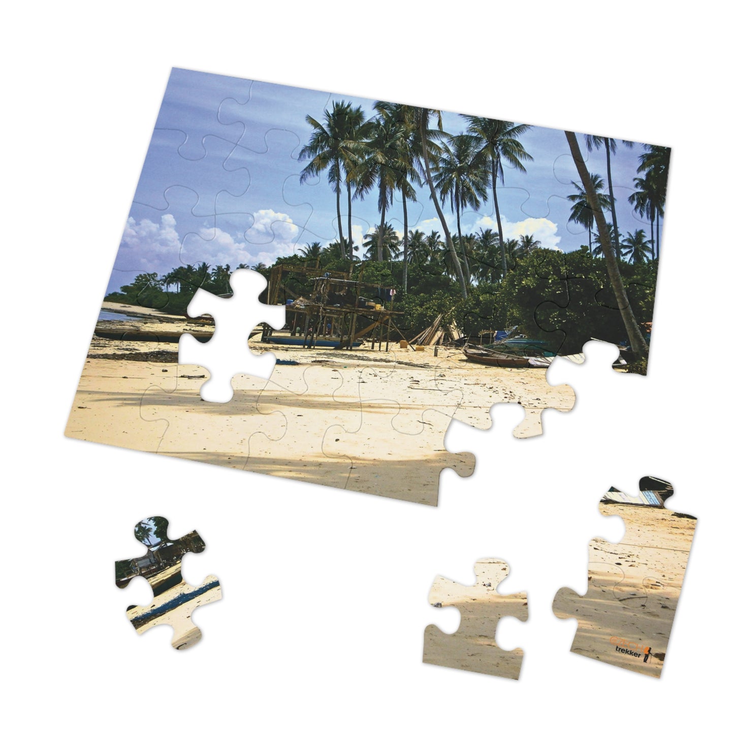 Jigsaw Puzzle & Tin: Original Photo, Pulau Maiga, Sabah, Malaysia (2013), Vibrant Glossy Puzzle, Nature Lover's Gift, 30 to 500 Pcs