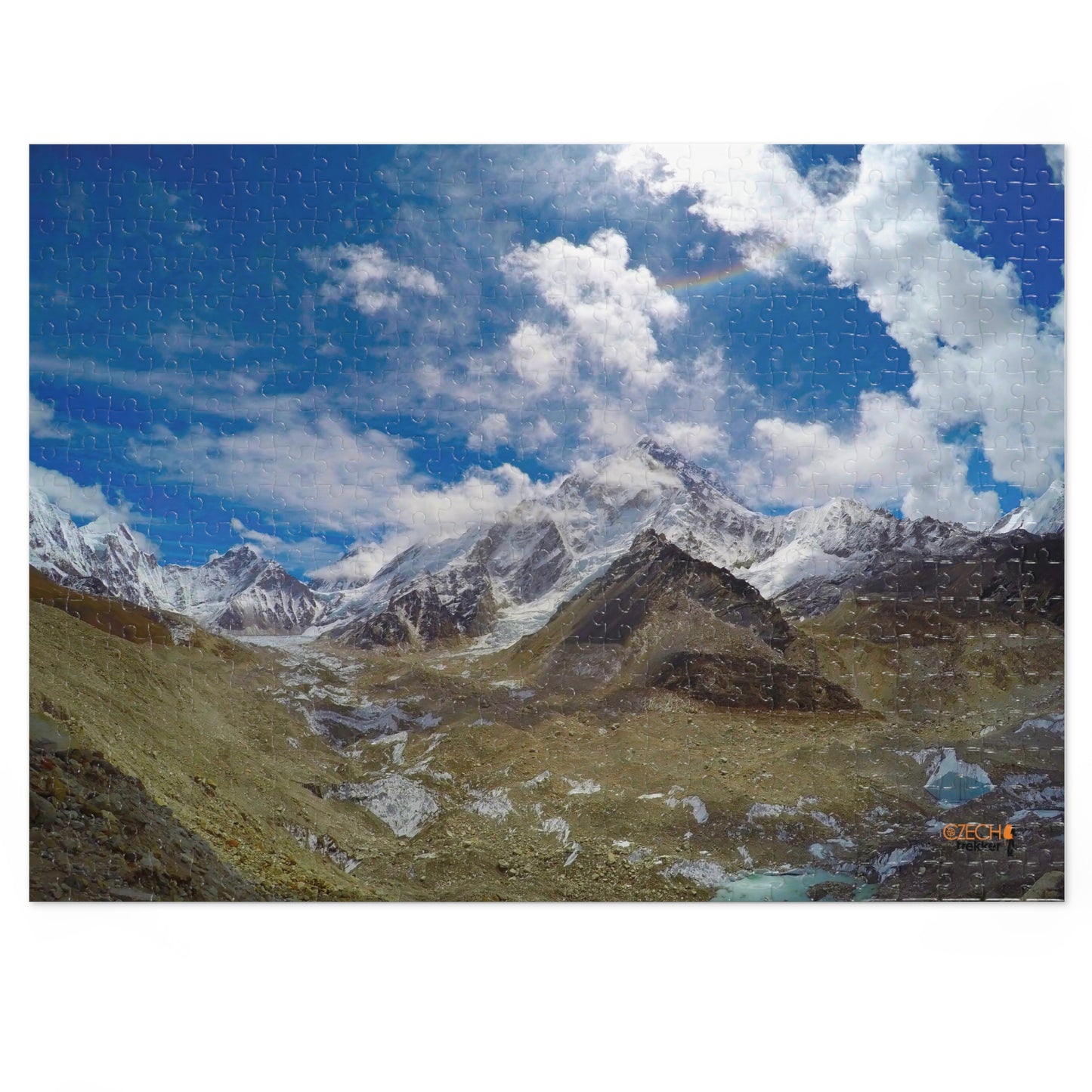 Jigsaw Puzzle & Tin: Original Photo, Nuptse, Nepal (2017), Vibrant Glossy Puzzle, Nature Lover's Gift, 30 to 1,000 Pcs