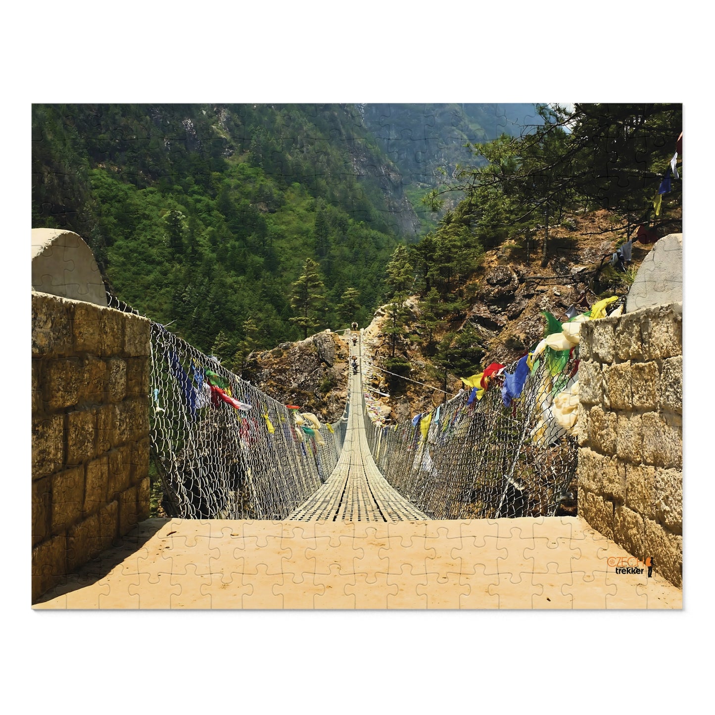 Jigsaw Puzzle & Tin: Original Photo, Solu Khumbu, Nepal (2014), Vibrant Glossy Puzzle, Nature Lover's Gift, 30 to 500 Pcs