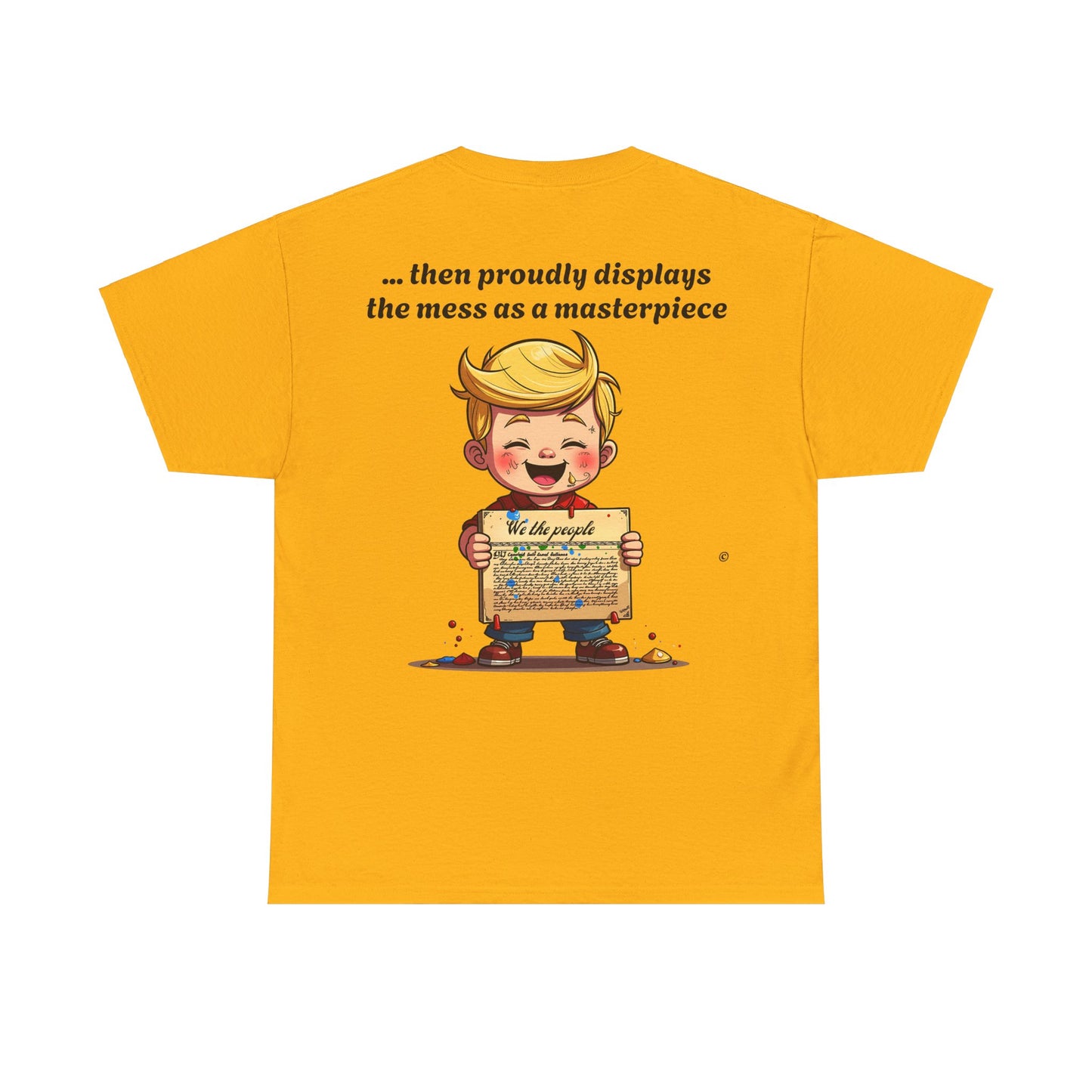 Trump Satire T-Shirt | Political Humor Tee with Meme Design | Unisex Heavy Cotton Funny Gift