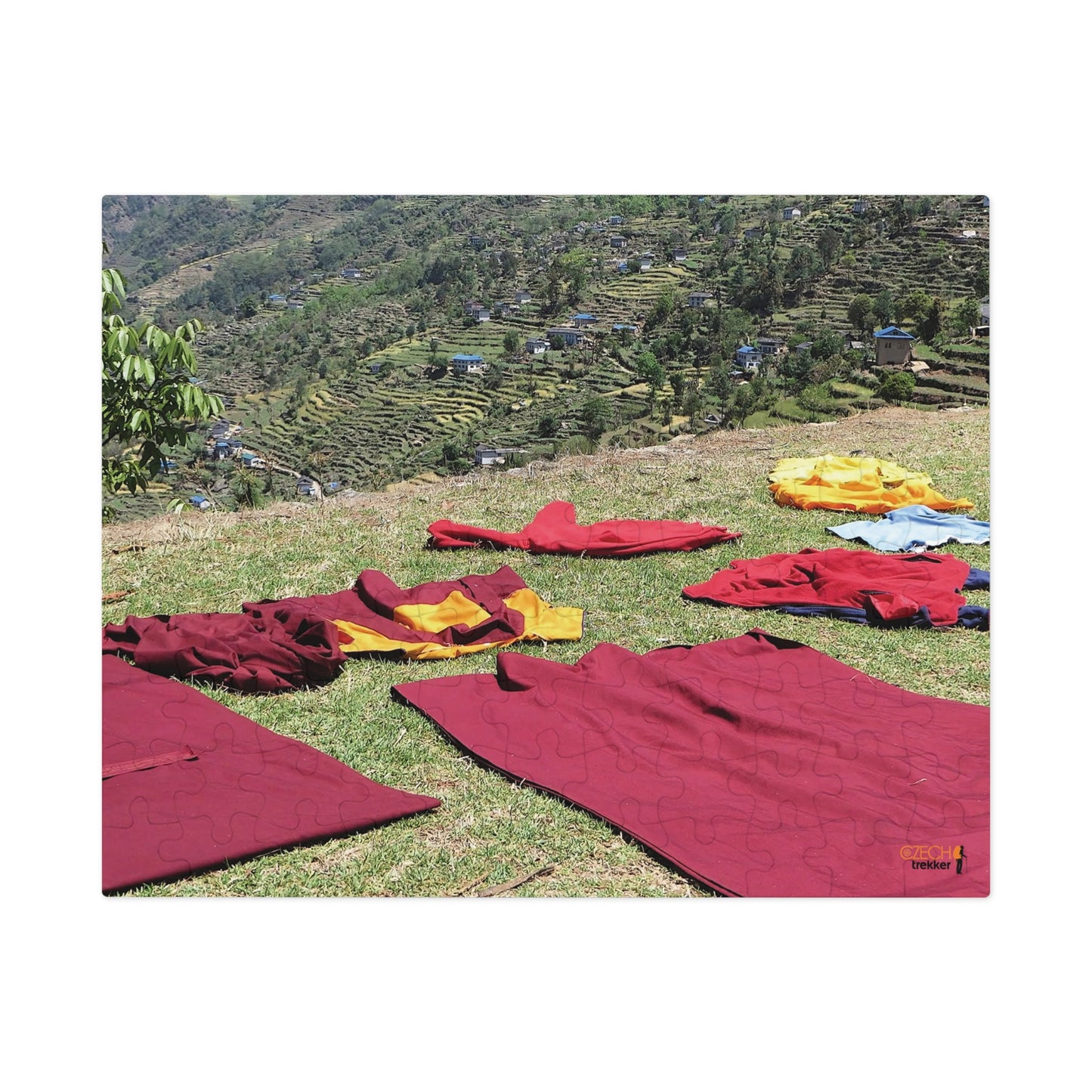 Jigsaw Puzzle & Tin: Original Photo, Solu Khumbu, Nepal (2015), Vibrant Glossy Puzzle, Nature Lover's Gift, 30 to 500 Pcs