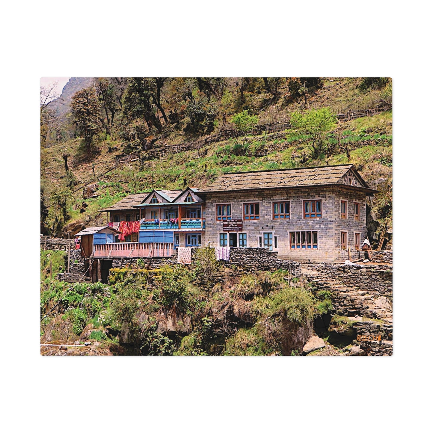 Jigsaw Puzzle & Tin: Original Photo, Solu Khumbu, Nepal (2015), Vibrant Glossy Puzzle, Nature Lover's Gift, 30 to 500 Pcs