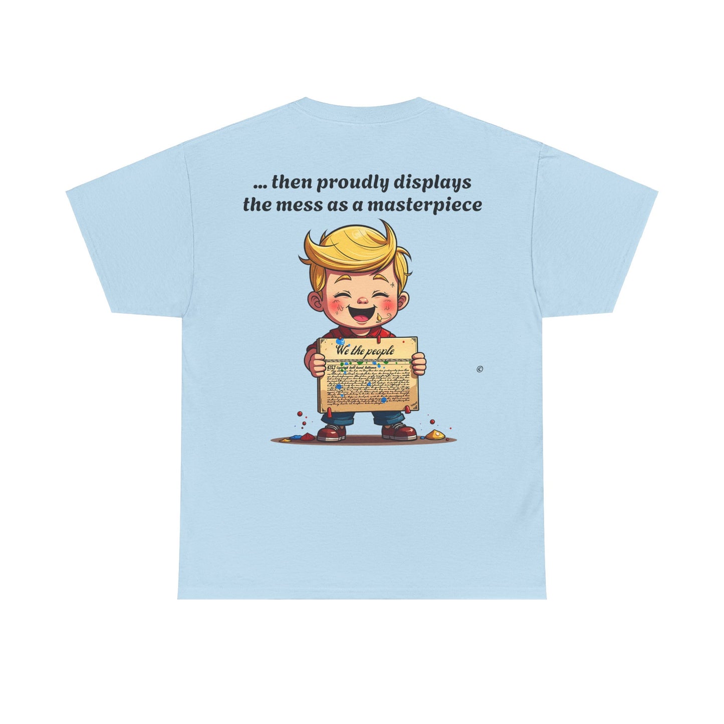Trump Satire T-Shirt | Political Humor Tee with Meme Design | Unisex Heavy Cotton Funny Gift