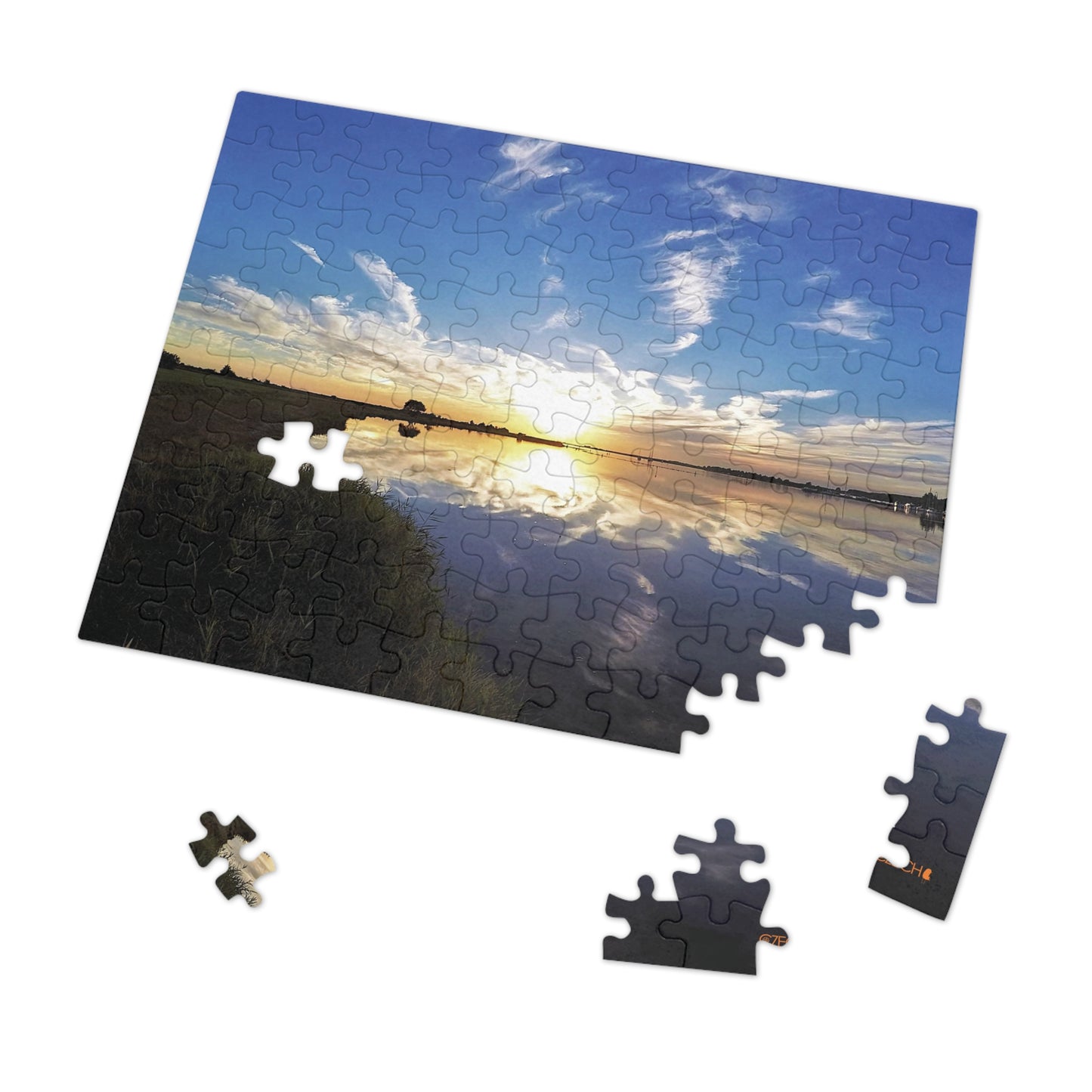 Jigsaw Puzzle: Original Photo, Zeeland, the Netherlands (2017), Vibrant Glossy Puzzle, Nature Lover's Gift, 30 to 500 Pieces