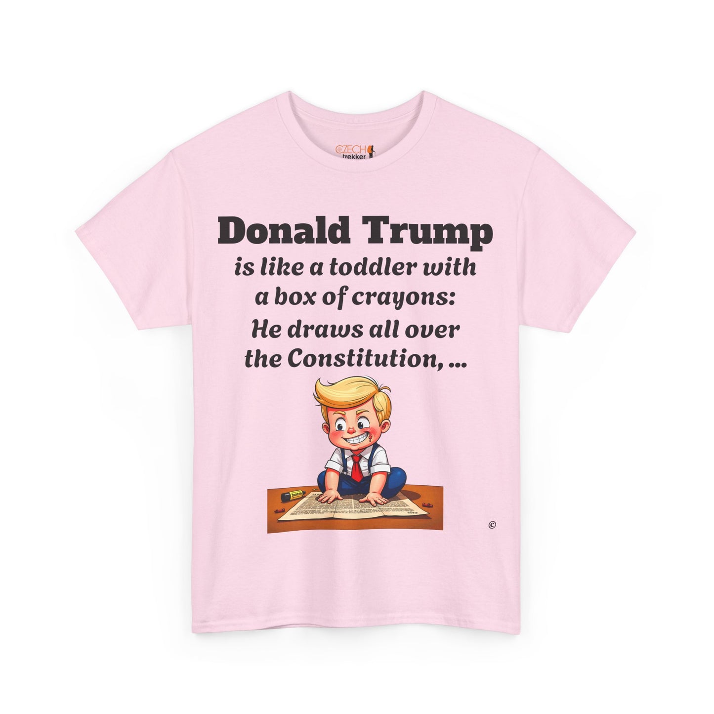 Trump Satire T-Shirt | Political Humor Tee with Meme Design | Unisex Heavy Cotton Funny Gift