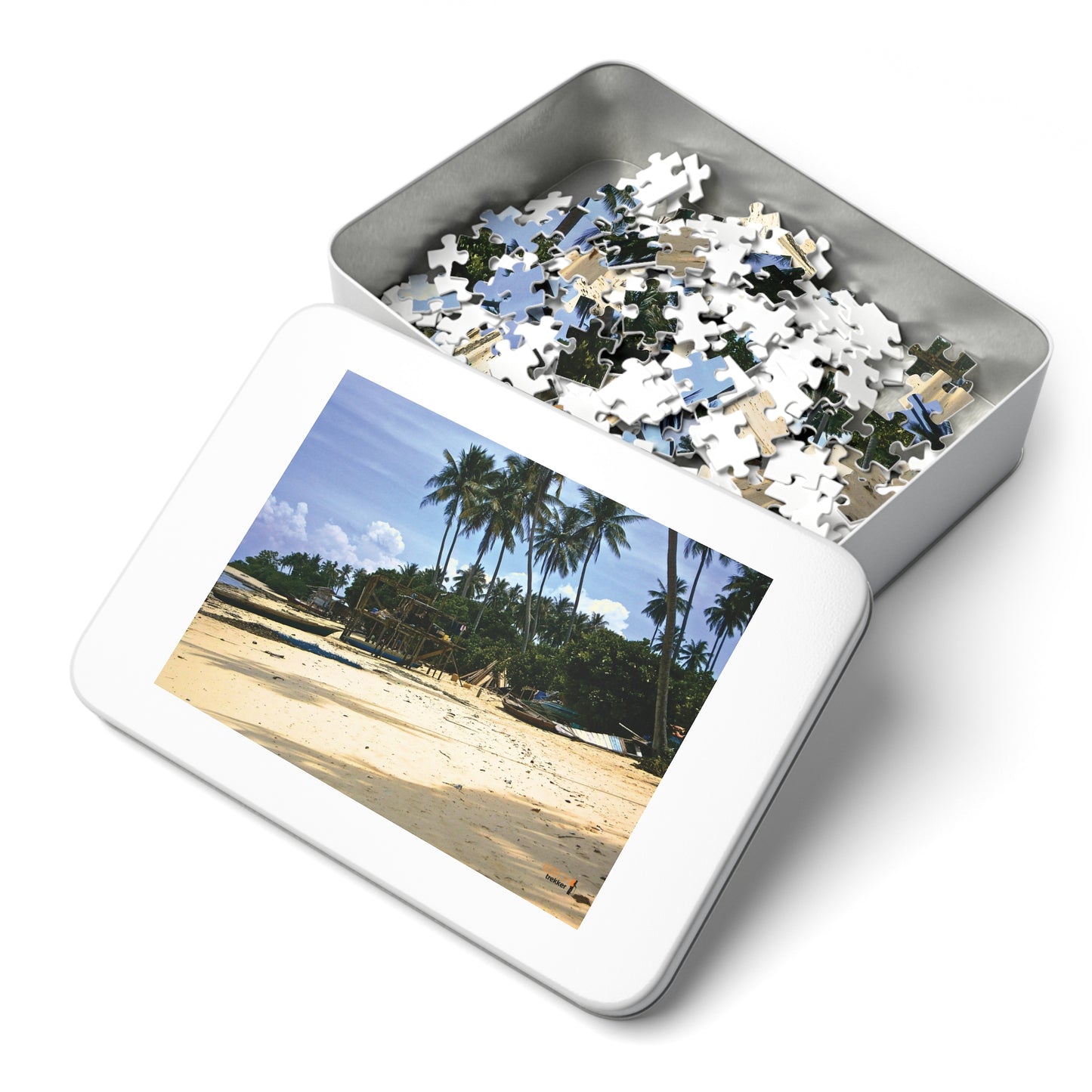 Jigsaw Puzzle & Tin: Original Photo, Pulau Maiga, Sabah, Malaysia (2013), Vibrant Glossy Puzzle, Nature Lover's Gift, 30 to 500 Pcs