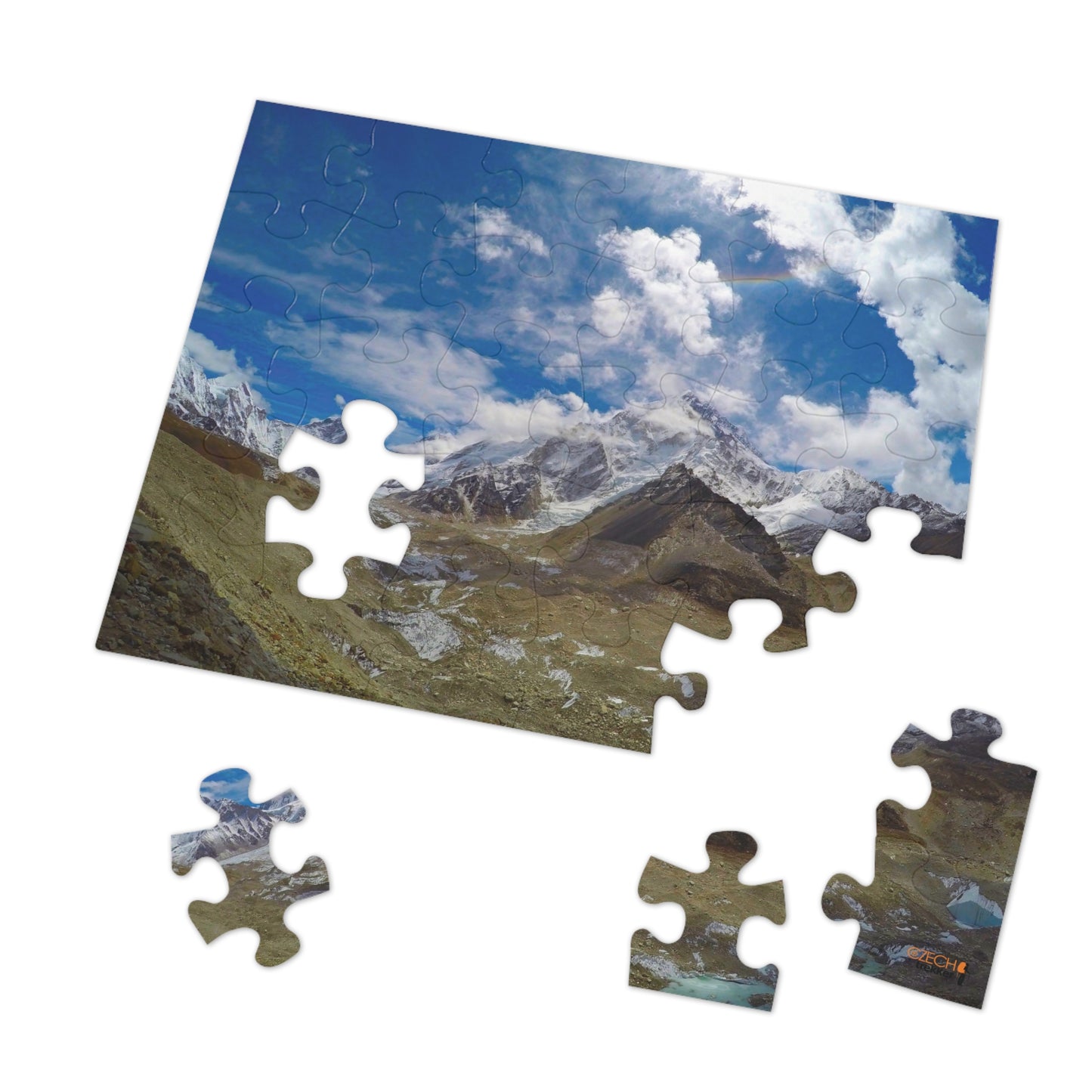 Jigsaw Puzzle & Tin: Original Photo, Nuptse, Nepal (2017), Vibrant Glossy Puzzle, Nature Lover's Gift, 30 to 1,000 Pcs