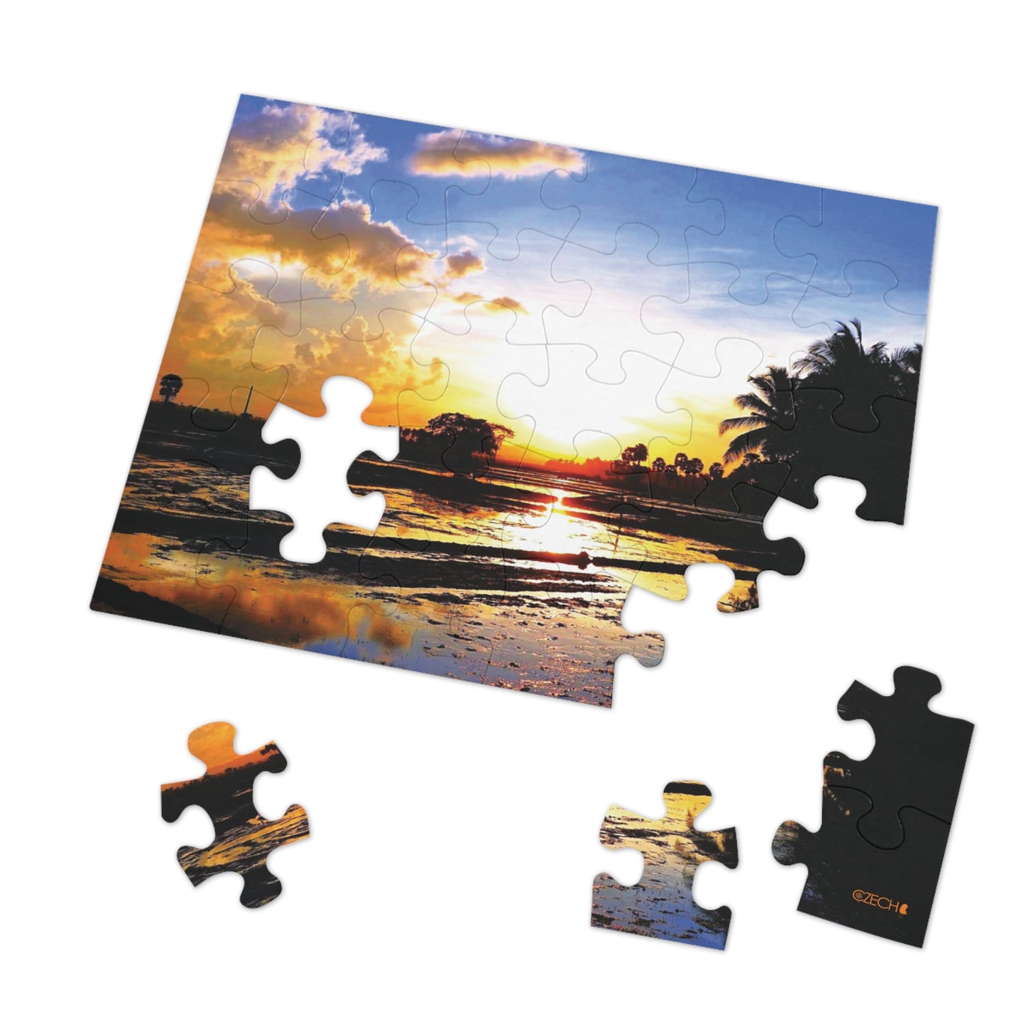 Jigsaw Puzzle & Tin: Original Photo, Trincomalee, Sri Lanka (2015), Vibrant Glossy Puzzle, Nature Lover's Gift, 30 to 500 Pcs