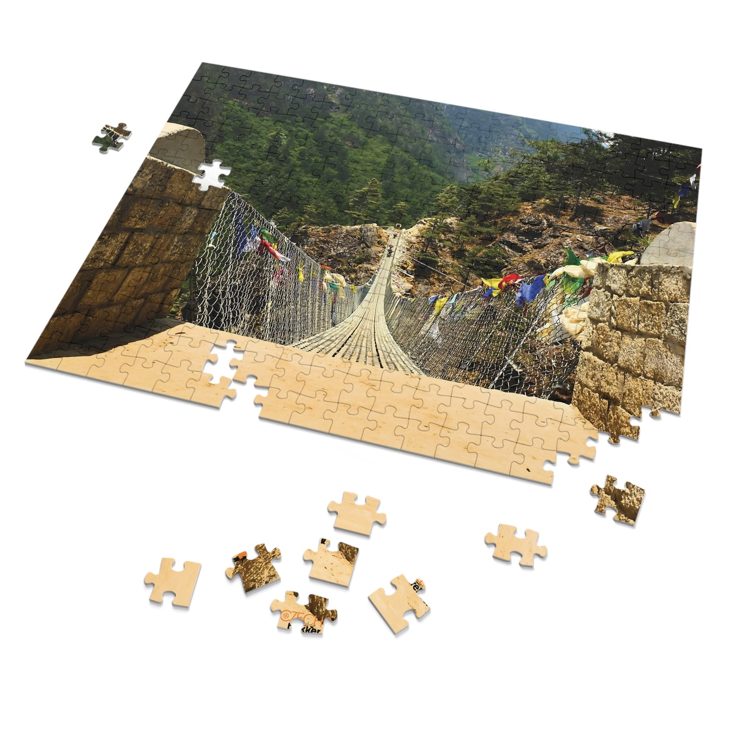 Jigsaw Puzzle & Tin: Original Photo, Solu Khumbu, Nepal (2014), Vibrant Glossy Puzzle, Nature Lover's Gift, 30 to 500 Pcs