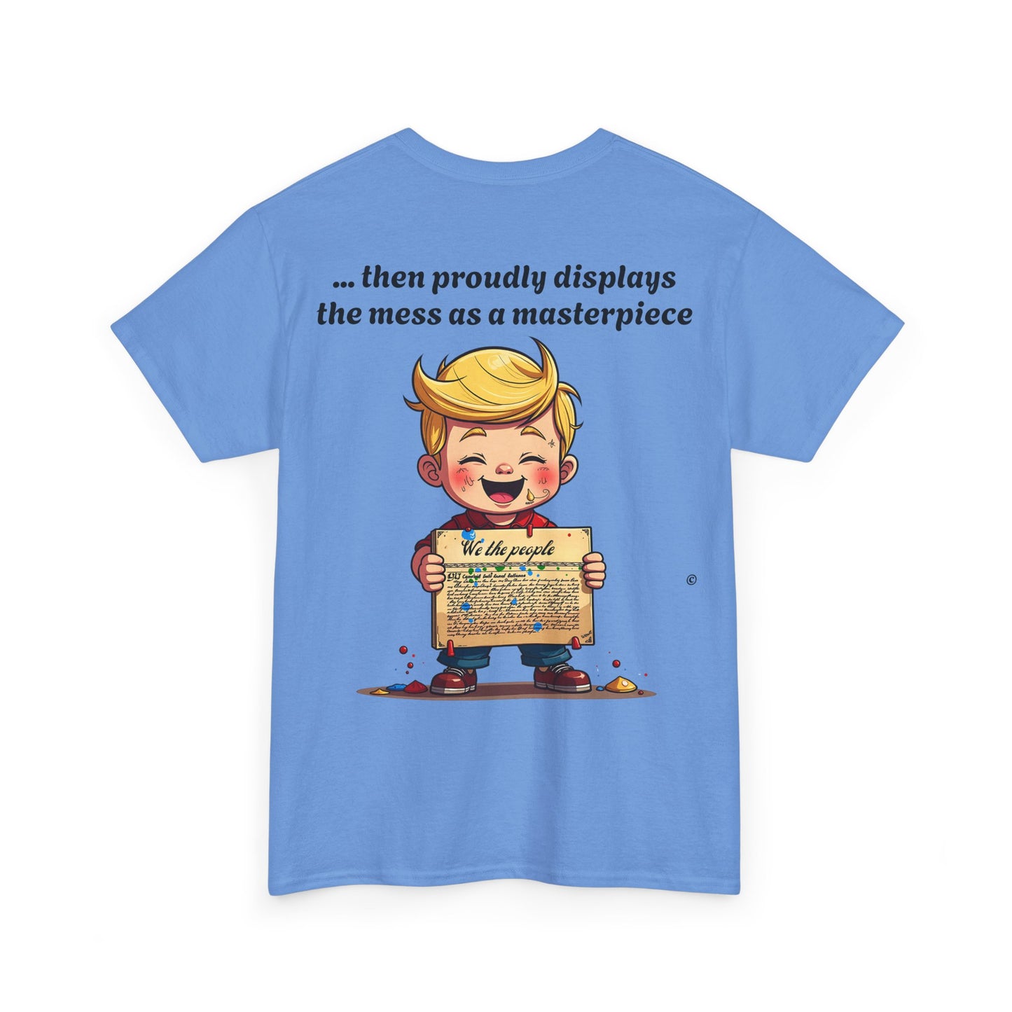Trump Satire T-Shirt | Political Humor Tee with Meme Design | Unisex Heavy Cotton Funny Gift