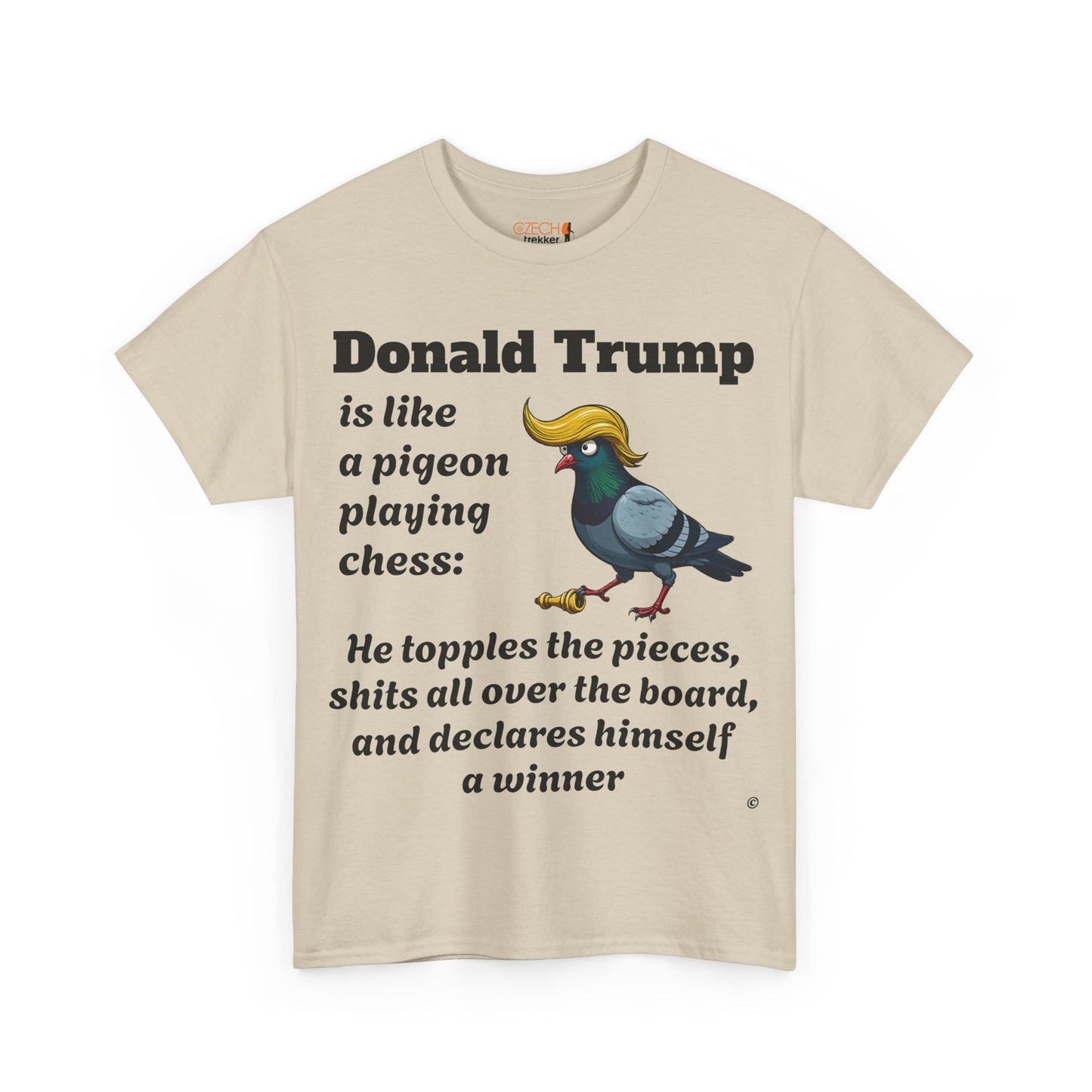 Trump Satire T-Shirt | Political Humor Tee with Meme Design | Unisex Heavy Cotton Funny Gift